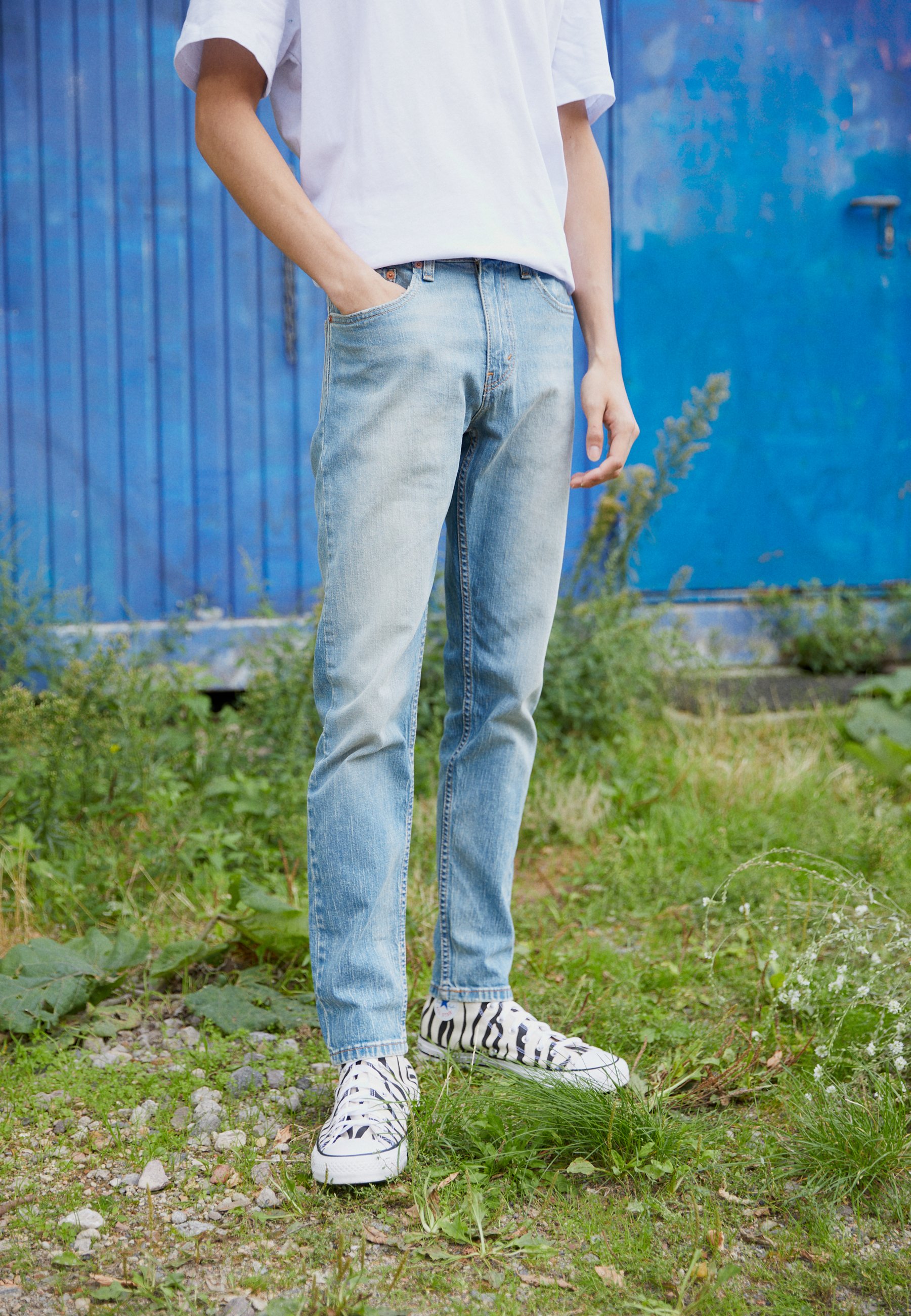 Levi's® 512™ SLIM TAPER LOW BALL - Jeans Tapered Fit - northern spotted/blue denim