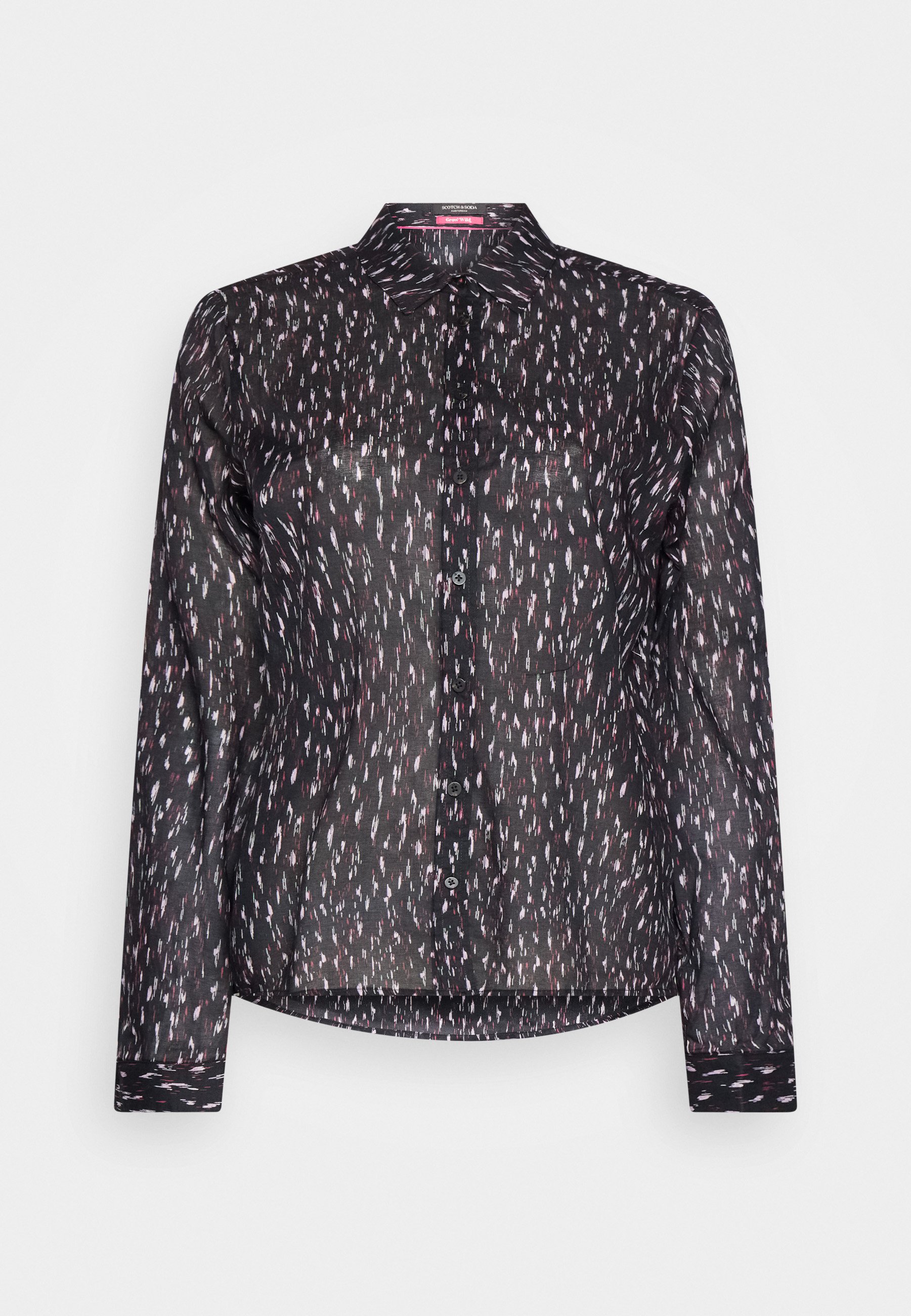 Scotch & Soda THE JO REGULAR FIT - Button-down blouse - ikat rain/multi-coloured