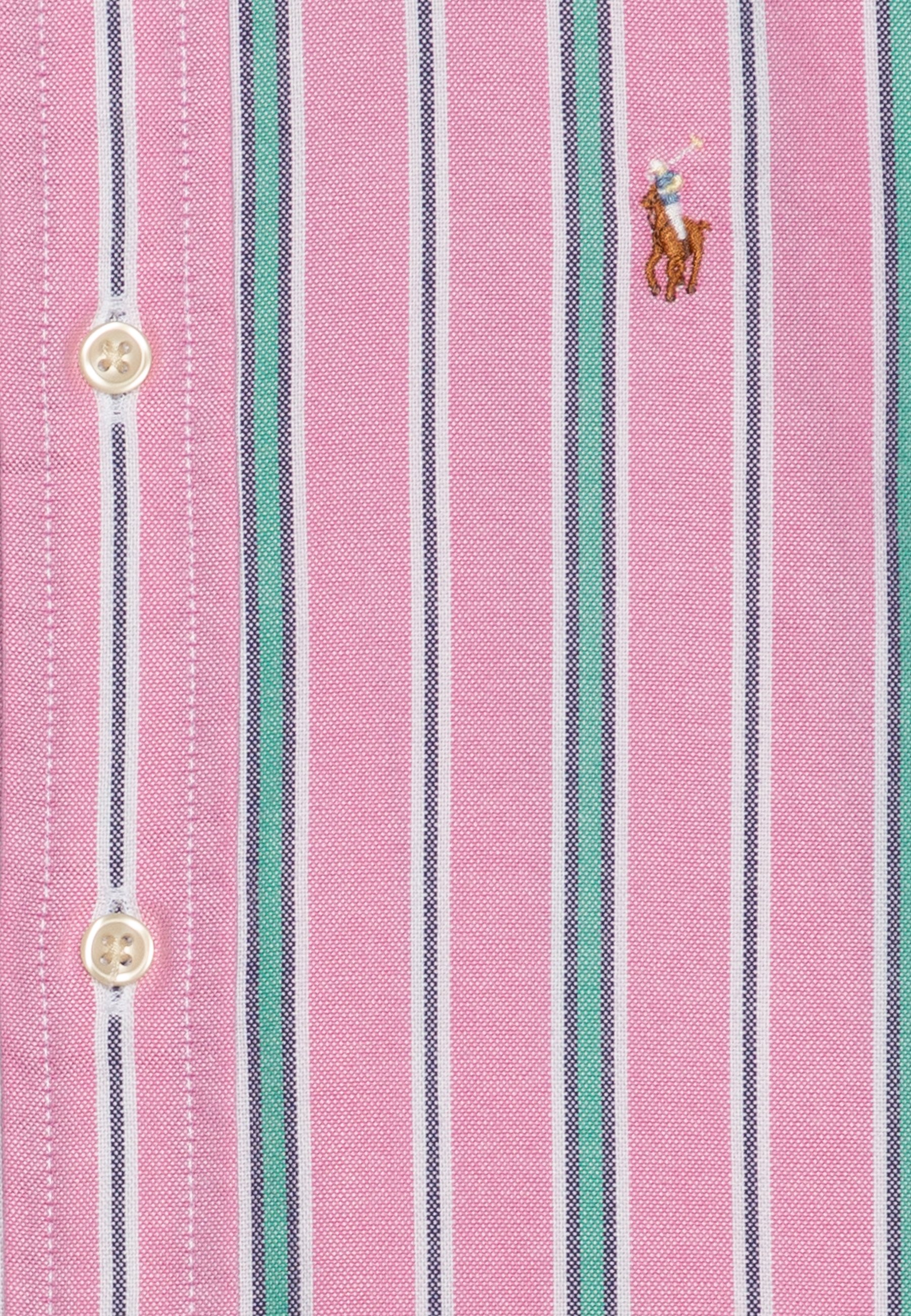 Polo Ralph Lauren SPORT SHIRT - Shirt - pink/green/multi-coloured/pink