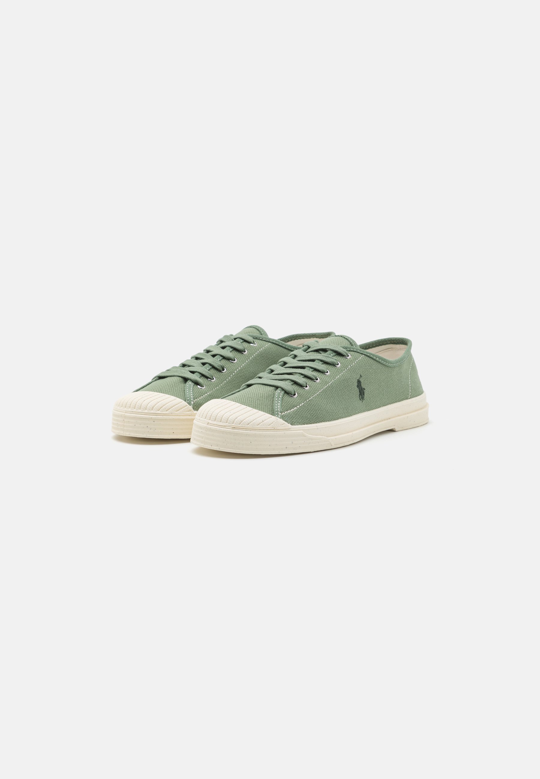 Polo Ralph Lauren ESSENCE TOP LACE UNISEX - Trainers - cargo green/green