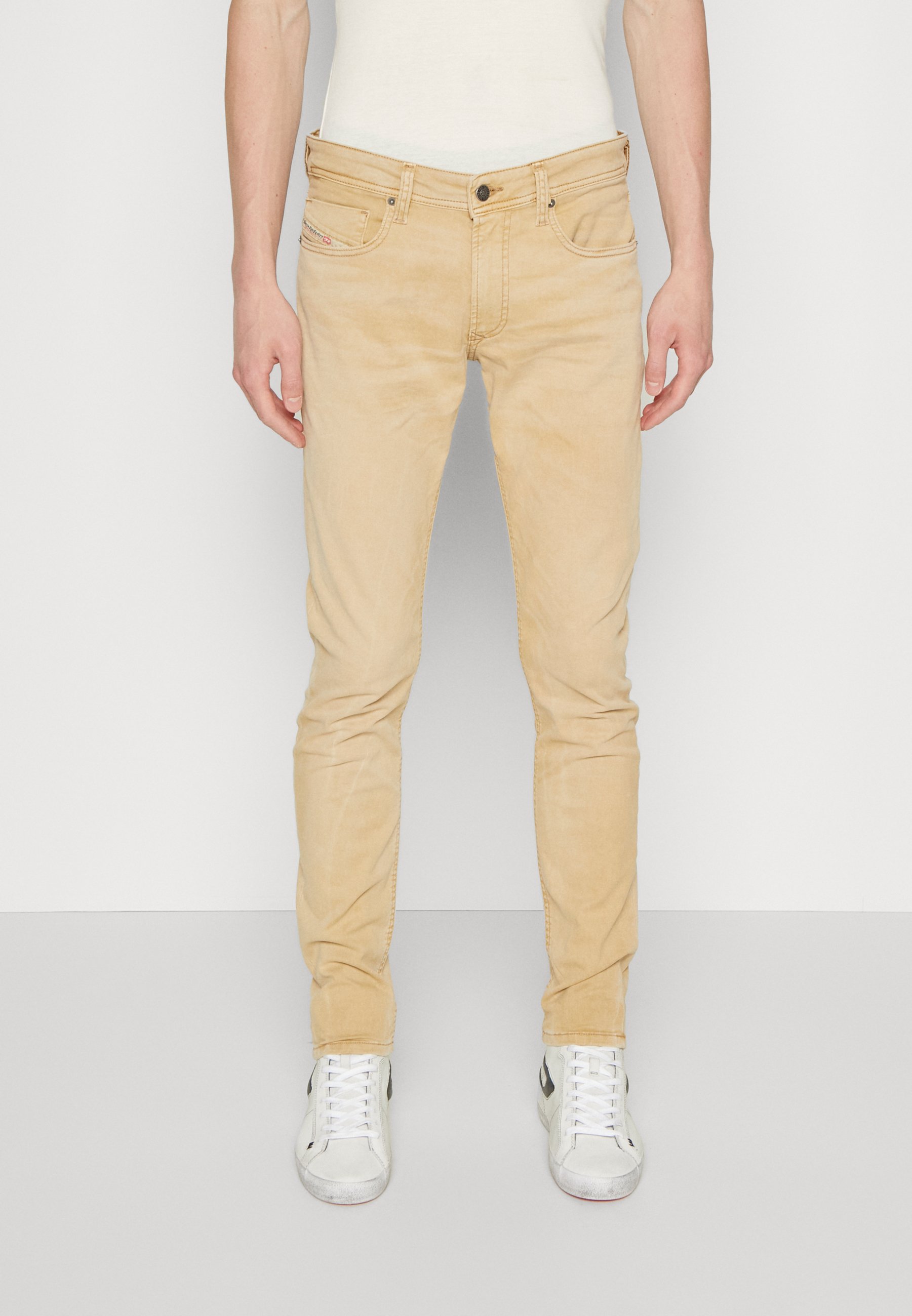 Diesel SLEENKER - Slim fit jeans - beige