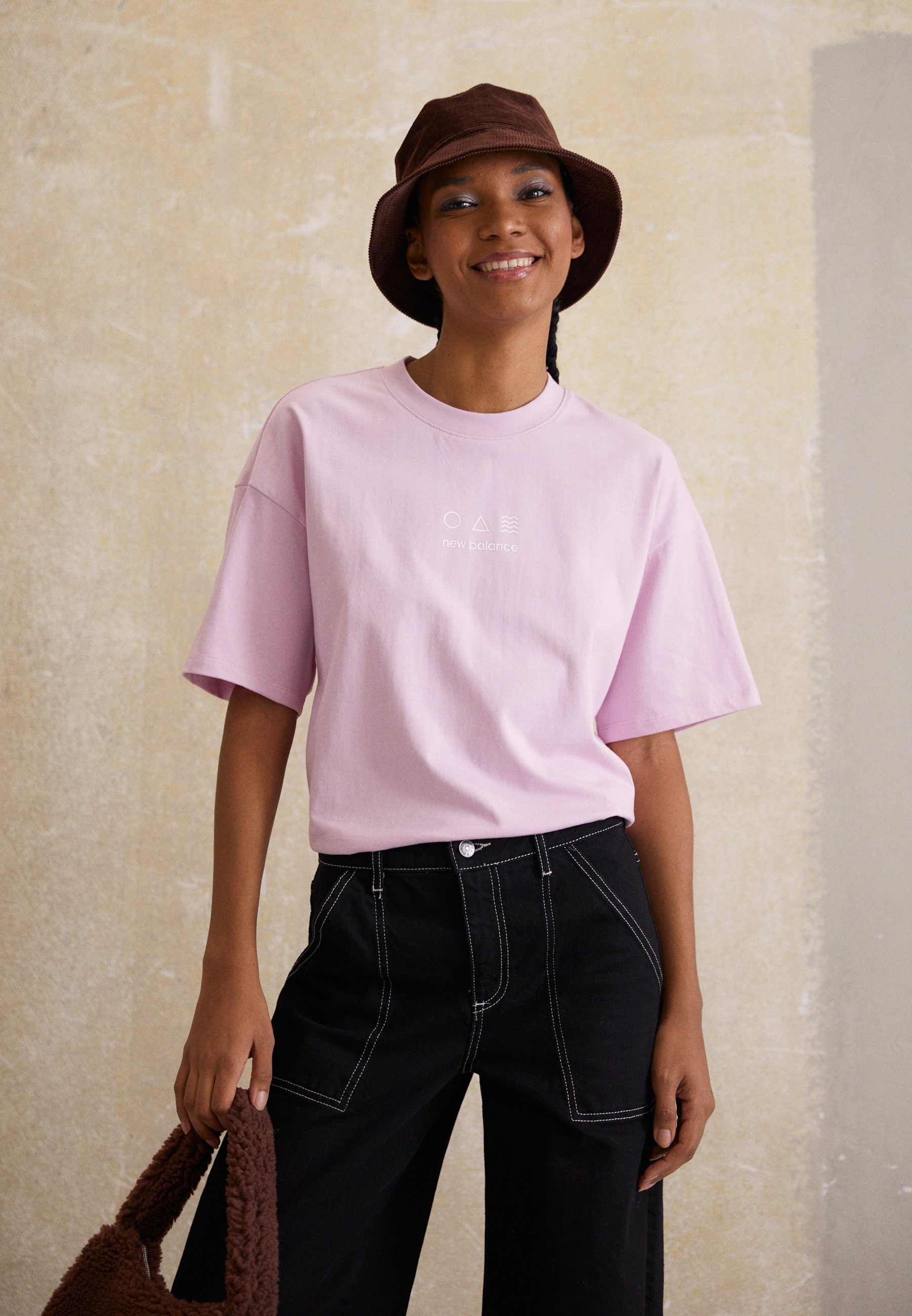 NB SHORT SLEEVE - Print T-shirt - pink