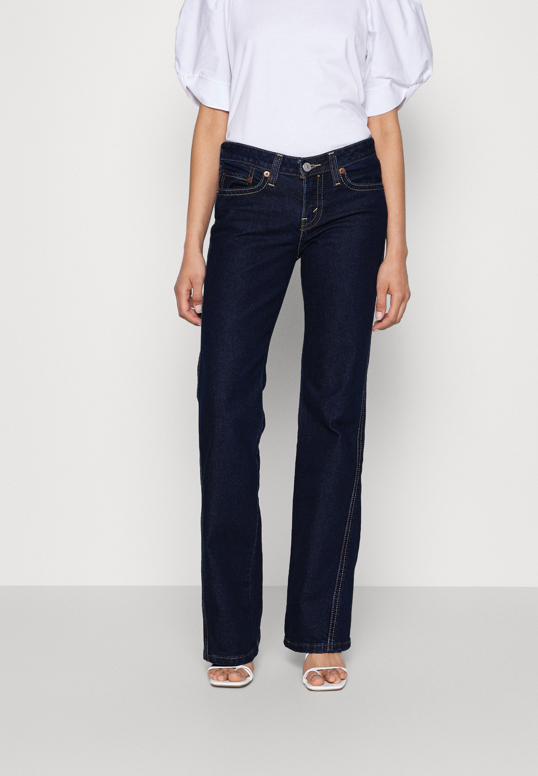Levi's® NOUGHTIES BOOT - Bootcut jeans - dark blue denim/dark-blue denim