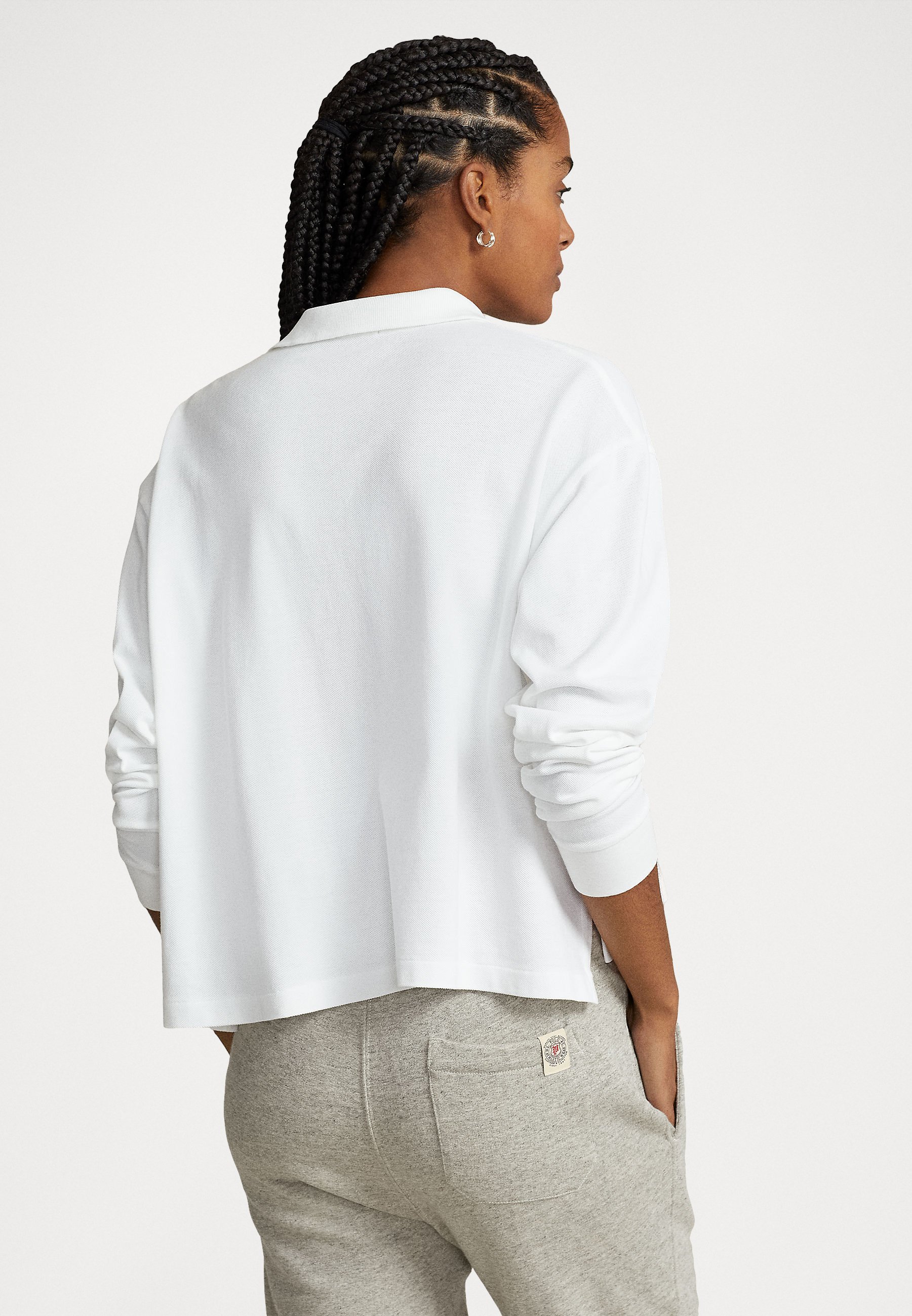Polo Ralph Lauren LONG SLEEVE - Polo shirt - white