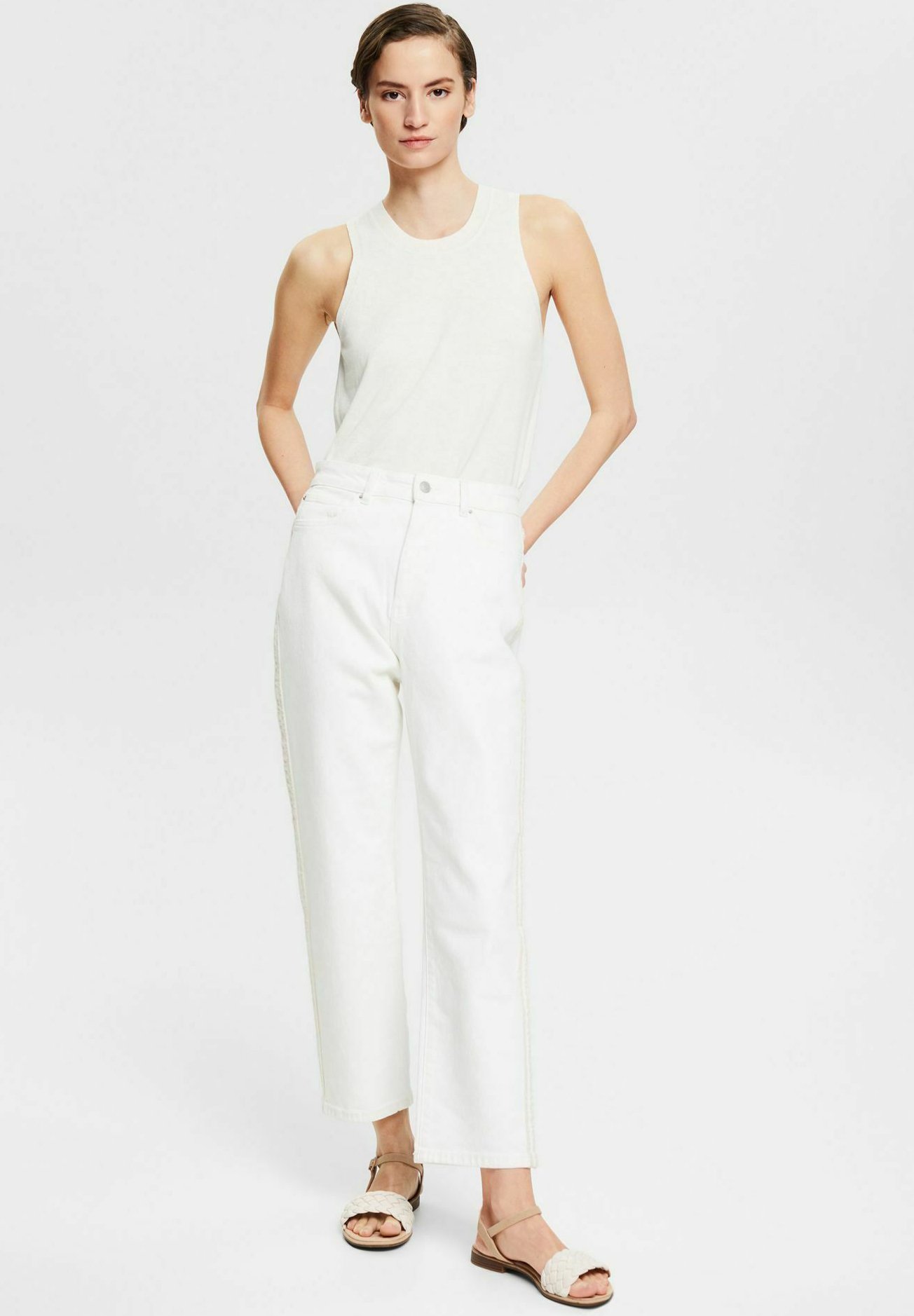 Esprit Straight leg jeans - white