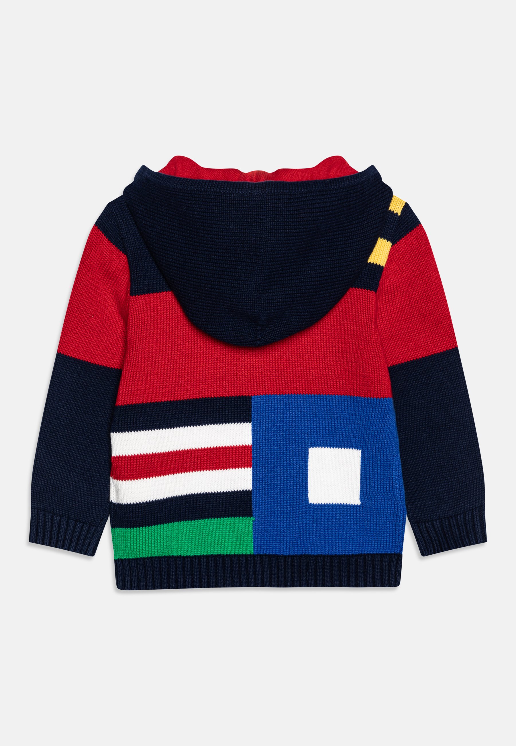 Polo Ralph Lauren HOOD FULL ZIP - Cardigan - french navy/multi-coloured/dark blue