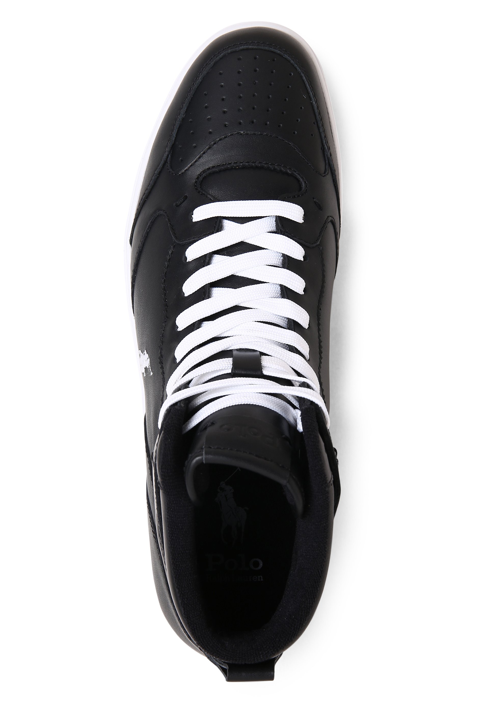 Polo Ralph Lauren CRT - High-top trainers - black/white pp/black