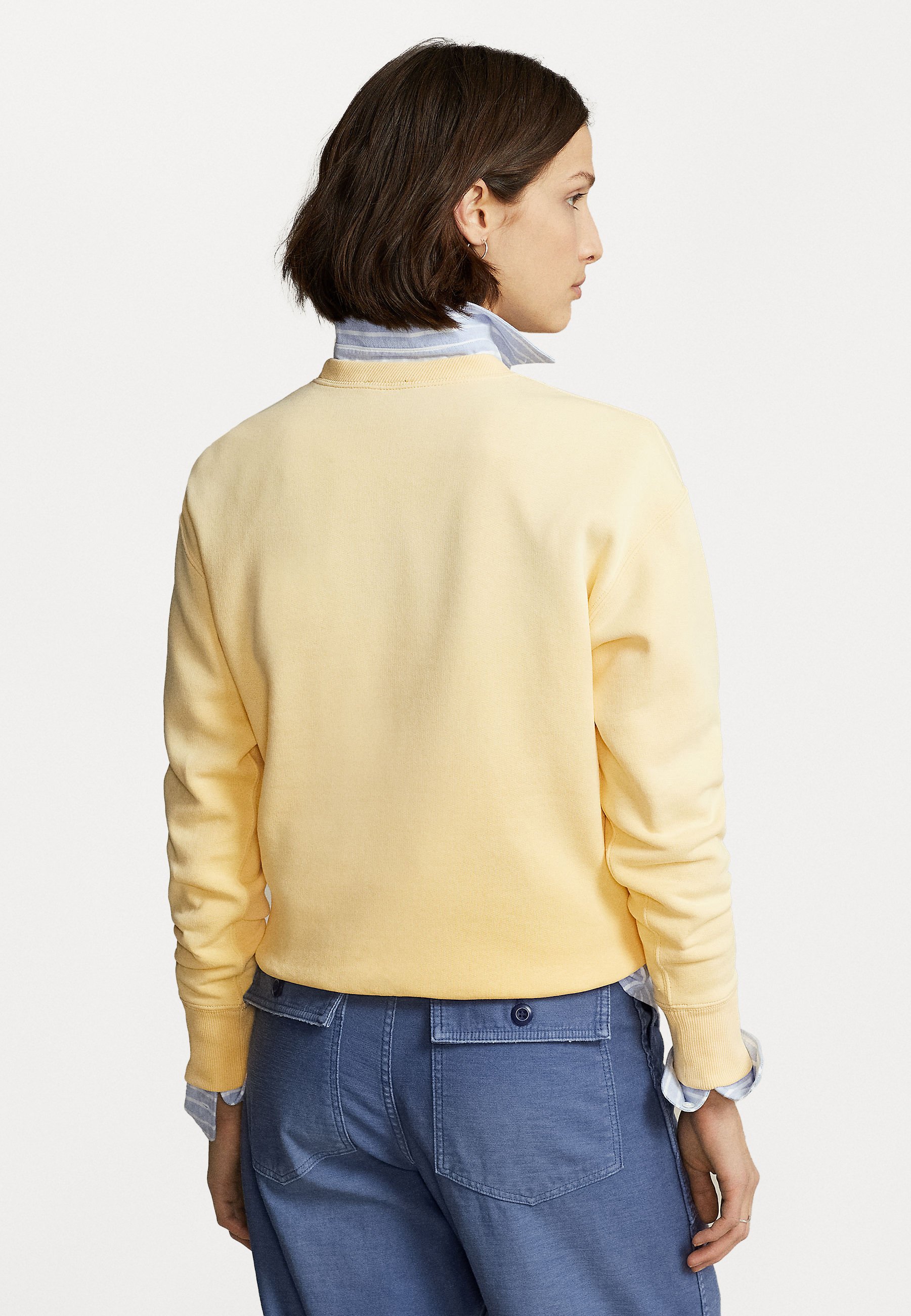 Polo Ralph Lauren DOVE LONG SLEEVE - Sweatshirt - corn yellow/yellow