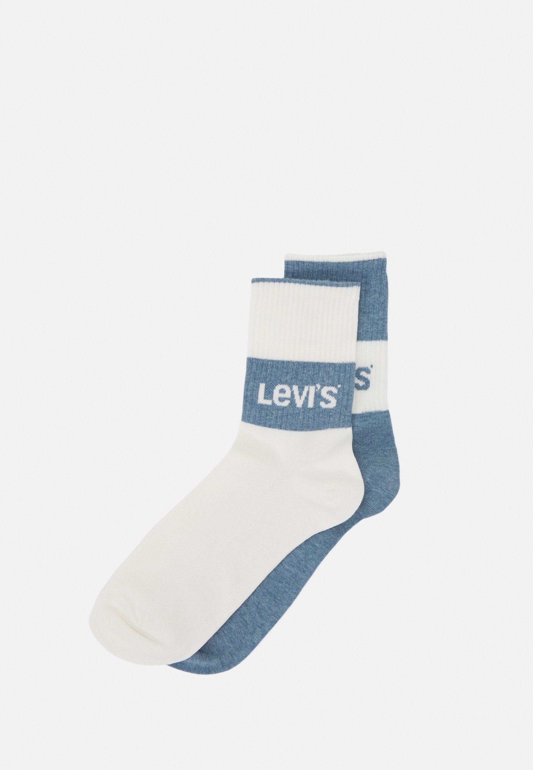 Levi's® SUSTAINABLE SHORT CUT 2 PACK - Socks - blue/blue