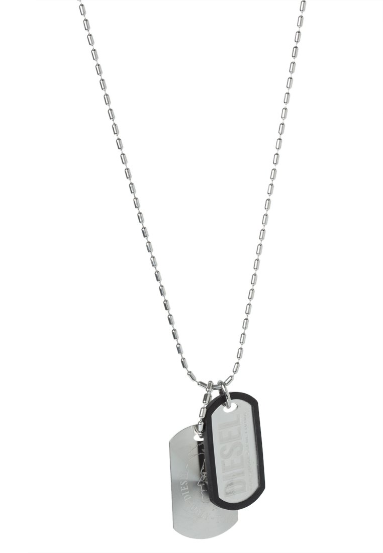 Diesel Necklace - silver-coloured