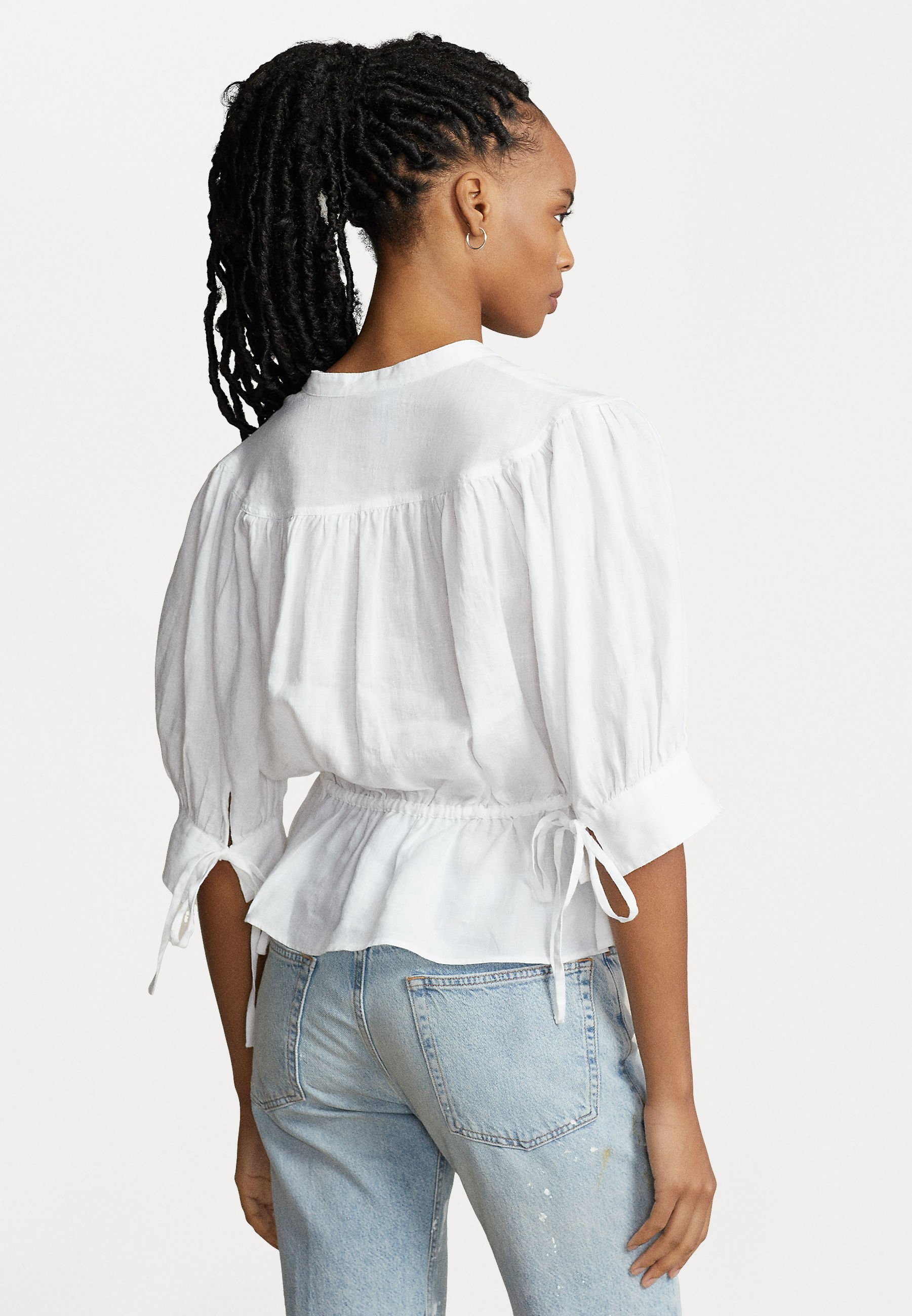 Polo Ralph Lauren SAIYA LONG SLEEVE BLOUSE - Blouse - white/off-white