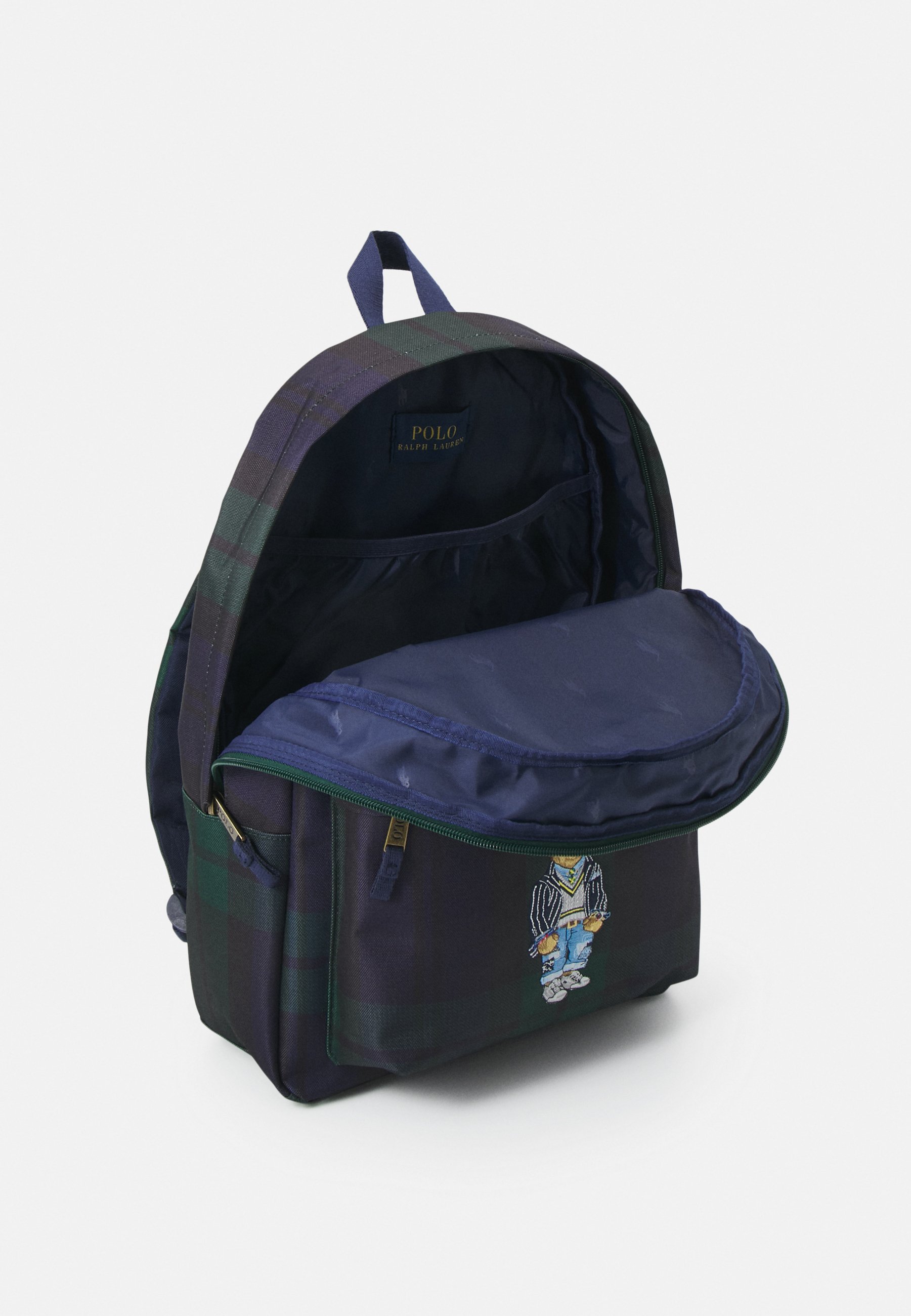Polo Ralph Lauren BEAR BACKPACK UNISEX - Rucksack - blackwatch/black
