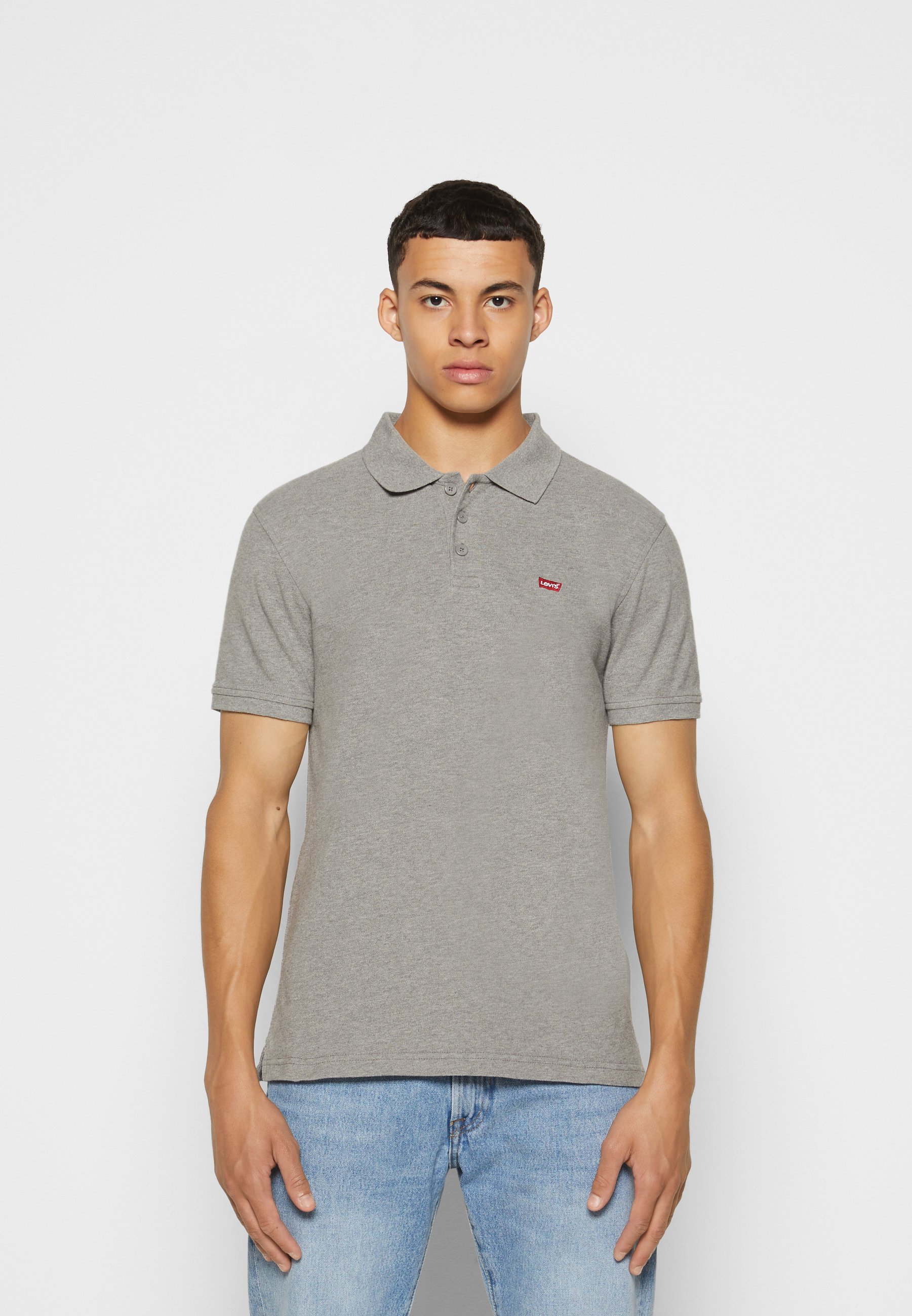 Levi's® Polo shirt - medium grey heather/mottled grey