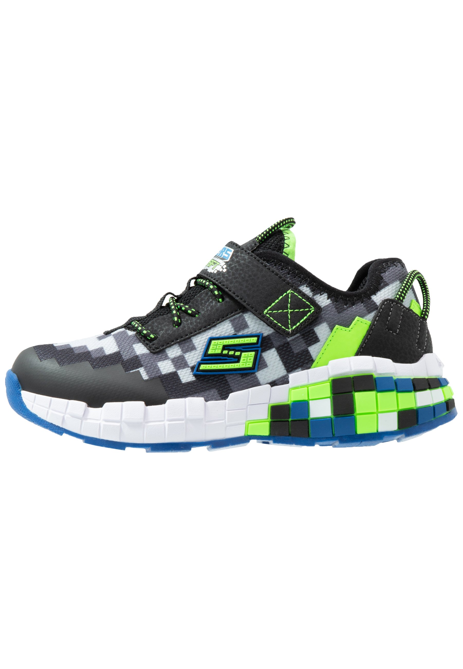 Skechers MEGA-CRAFT - Trainers - black/blue/lime/black