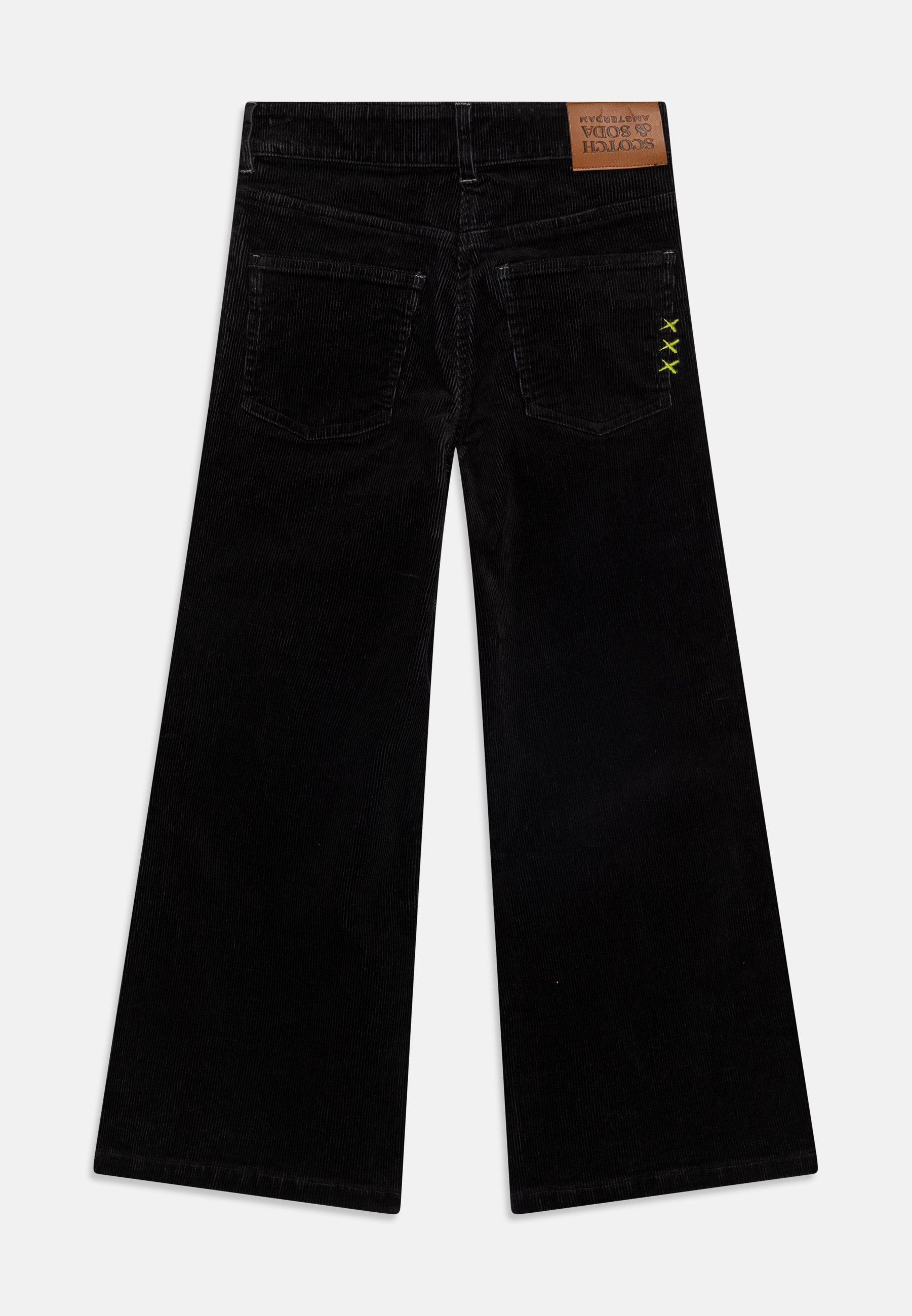 Scotch & Soda THE WAVE HIGH RISE SUPER WIDE  - Trousers - antra/anthracite