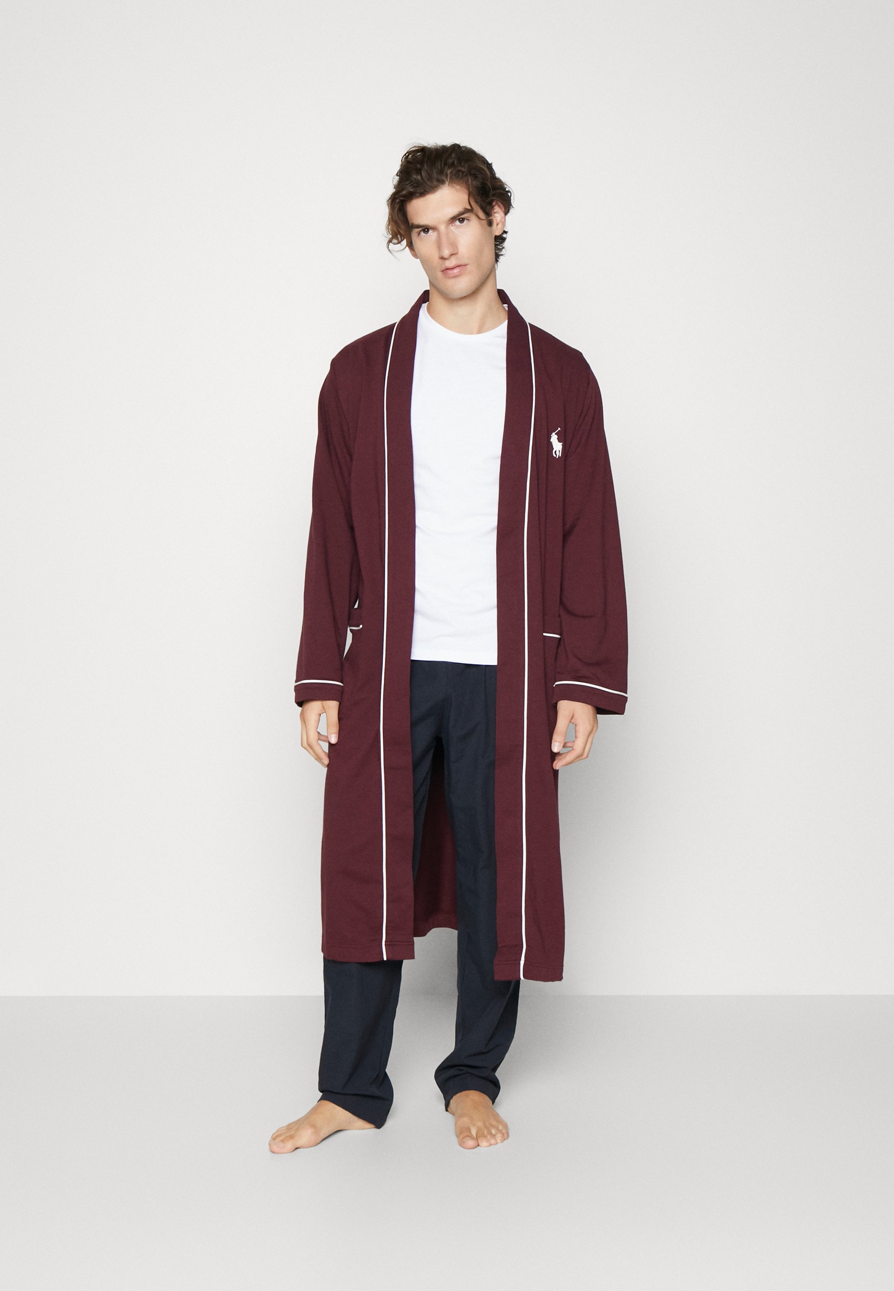 Polo Ralph Lauren BLEND ROBE - Dressing gown - harvard wine/dark red