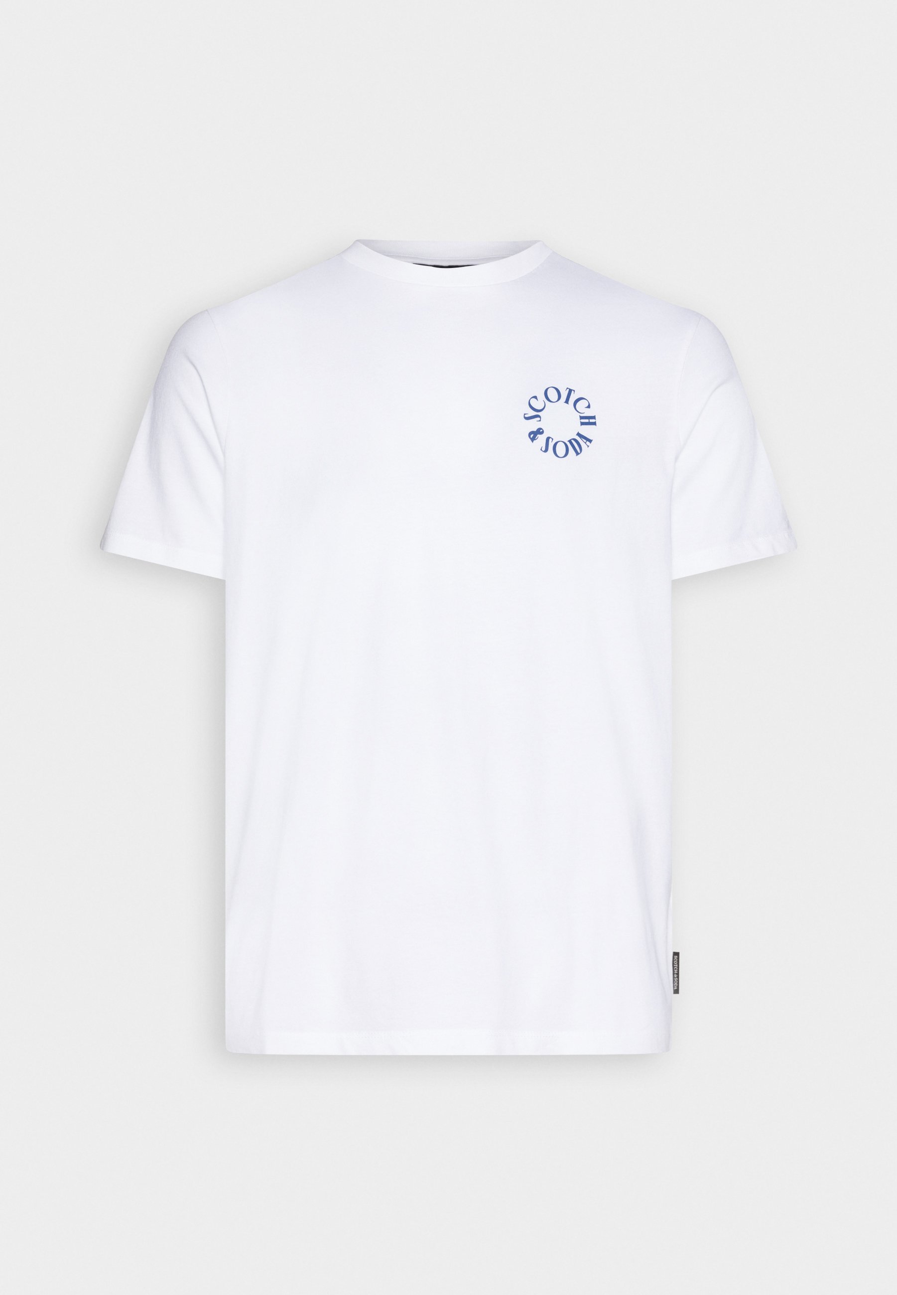 Scotch & Soda SHORT SLEEVE LOGO TEE - Basic T-shirt - white