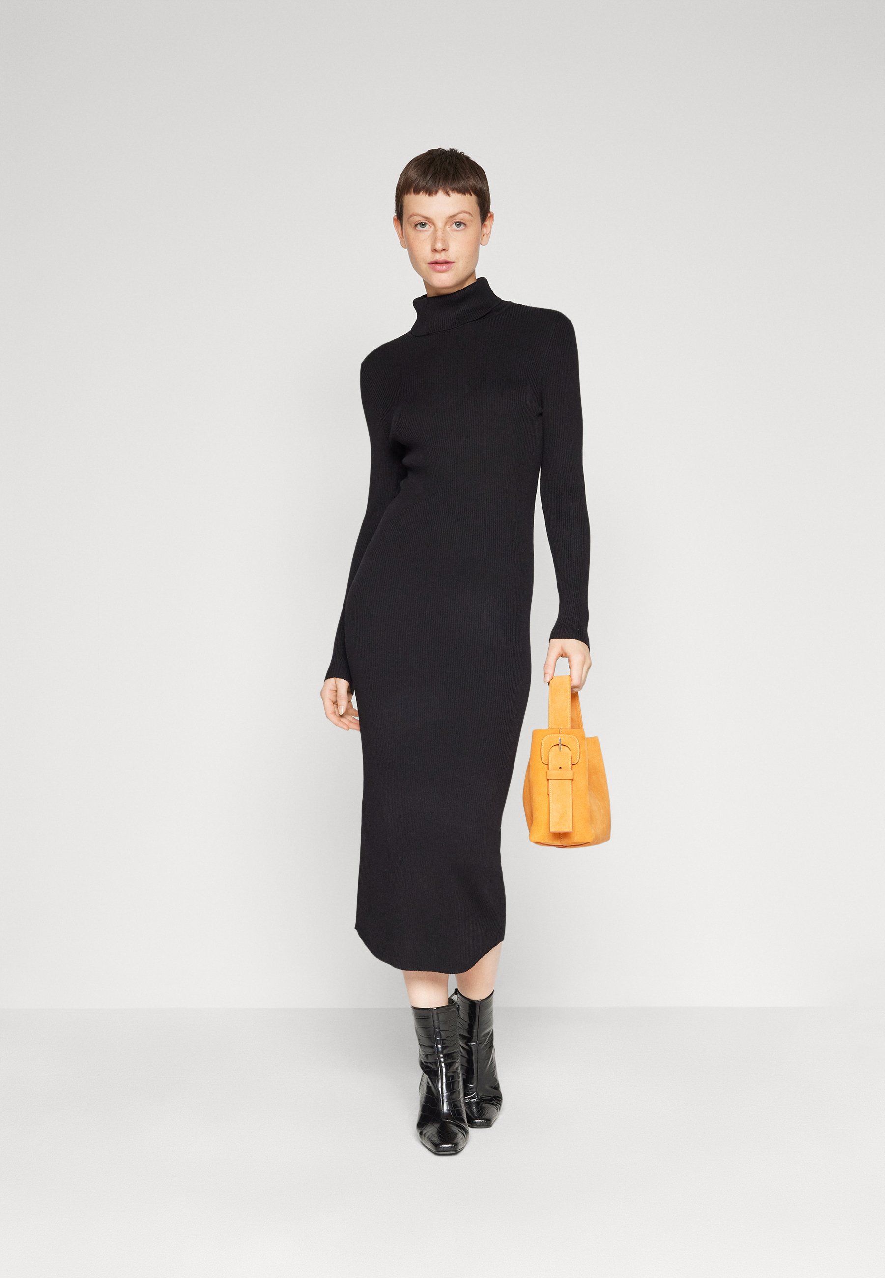 ONLY ONLLEONORA MIDI DRESS - Day dress - black