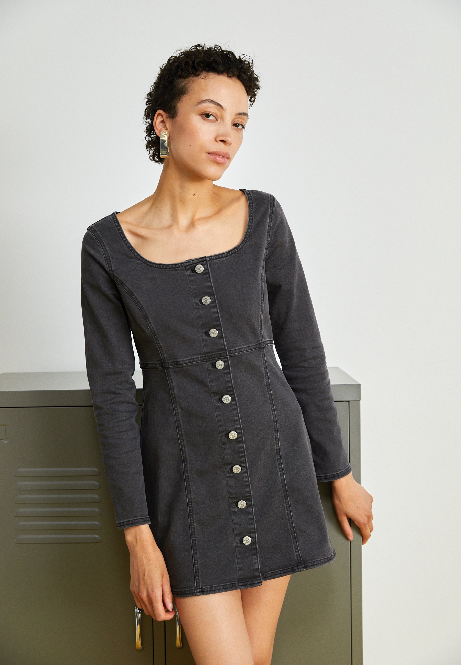 Levi's® VEDA DRESS - Denim dress - cool smoke/anthracite