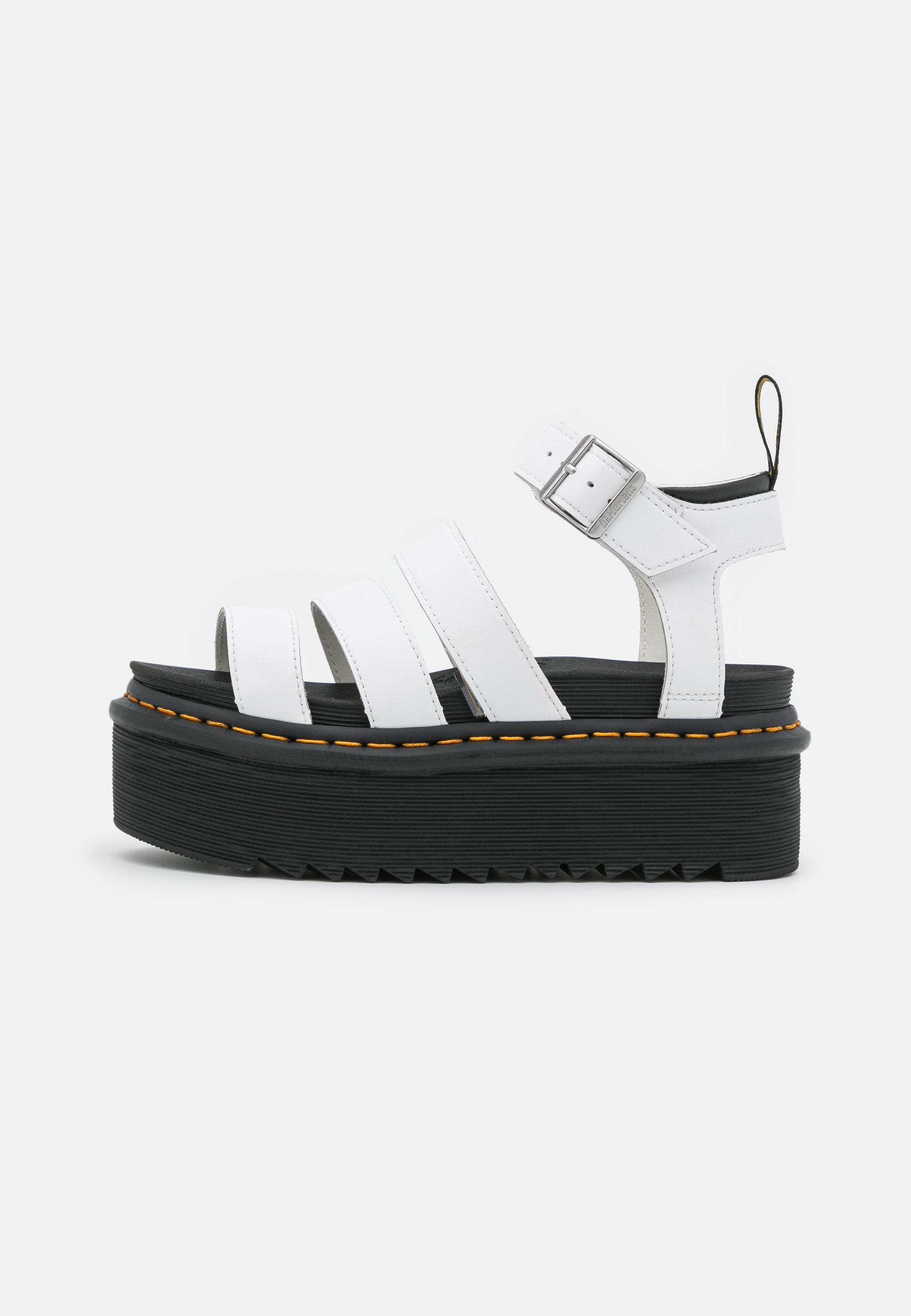Dr. Martens BLAIRE QUAD - Platform sandals - white hydro/white