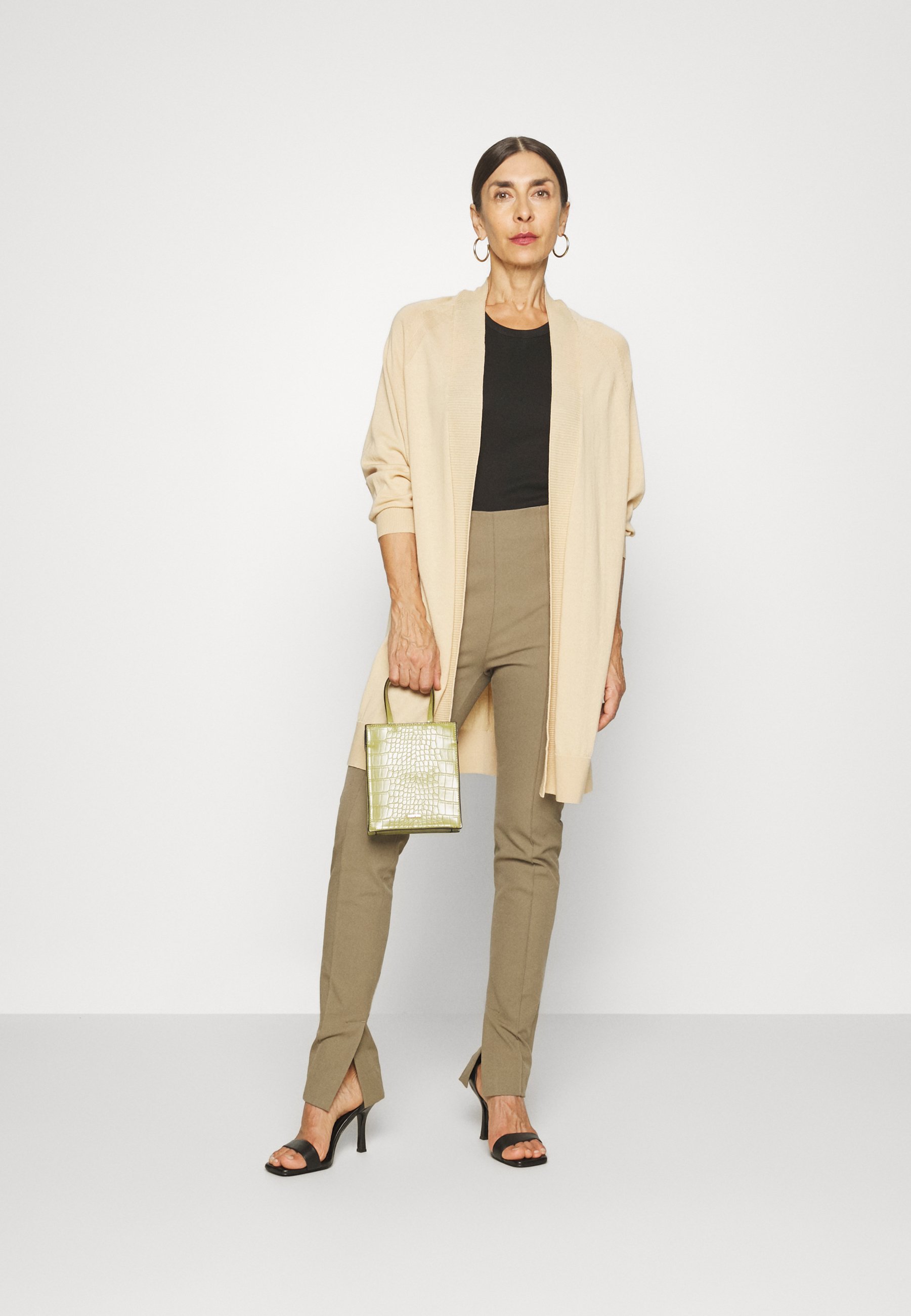 Esprit OPEN CARDIGAN - Cardigan - cream beige/beige