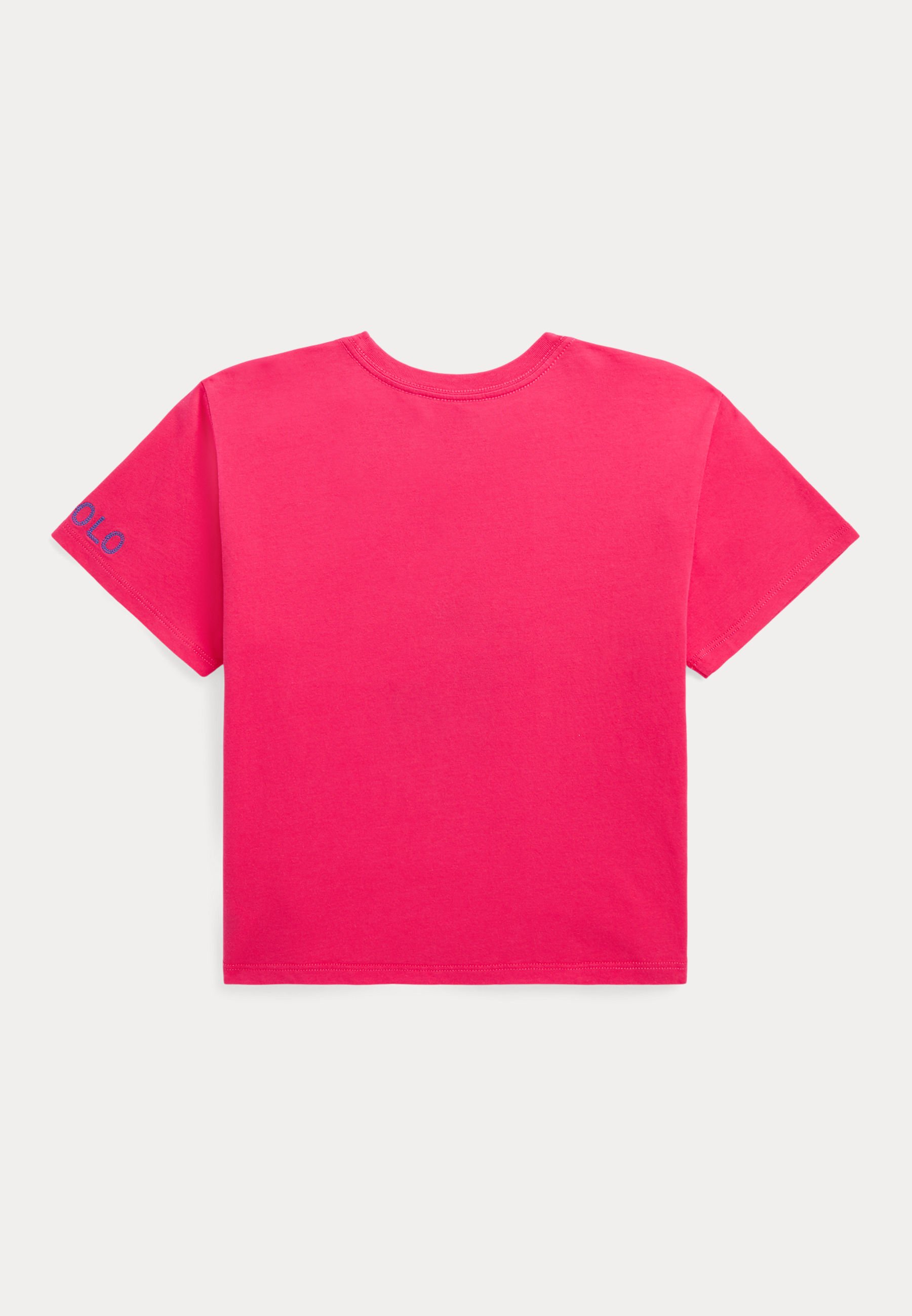 Polo Ralph Lauren BOXY TEE - Print T-shirt - vibrant pink/pink