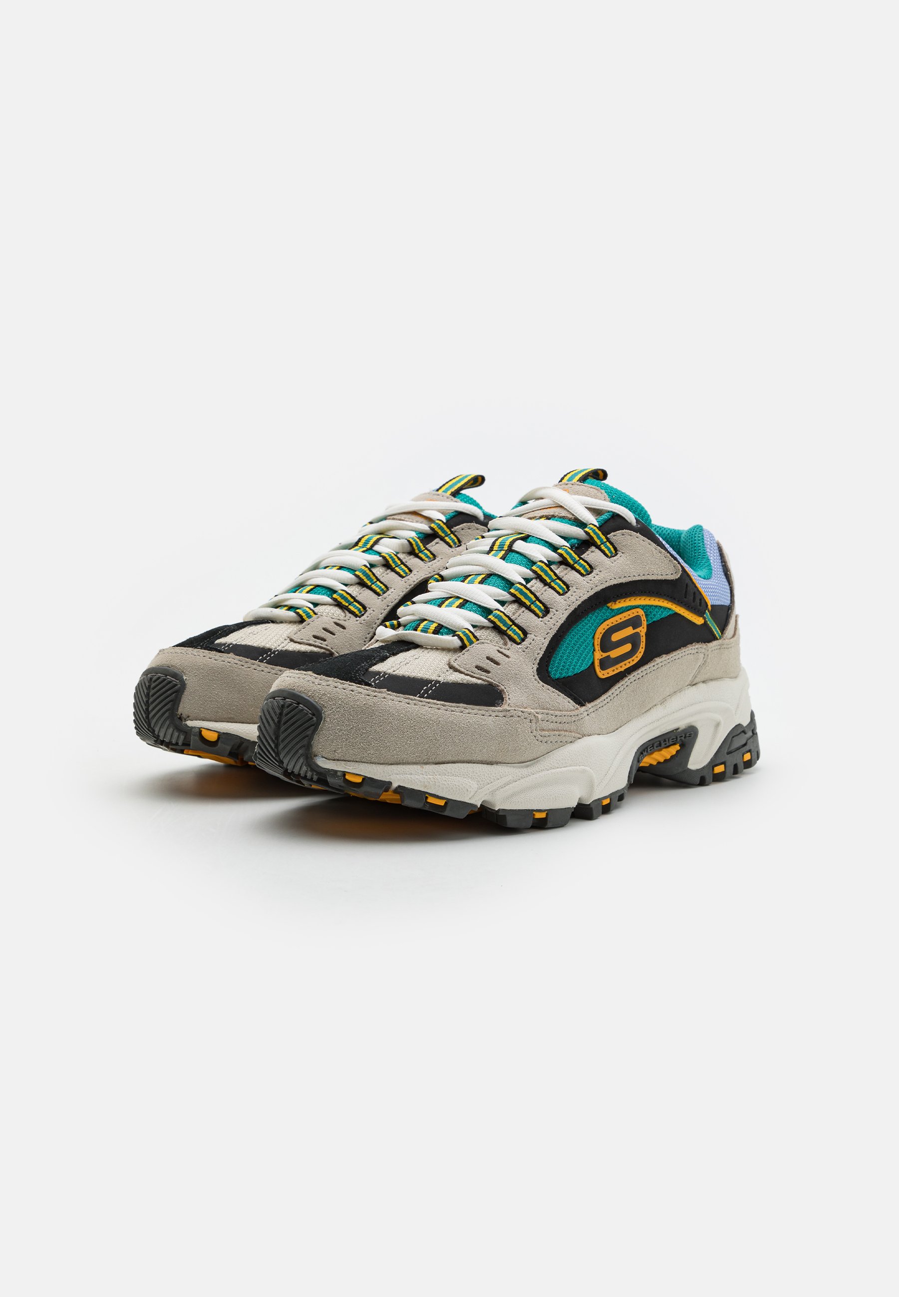 Skechers STAMINA CUTBACK - Trainers - white/multi-coloured/white