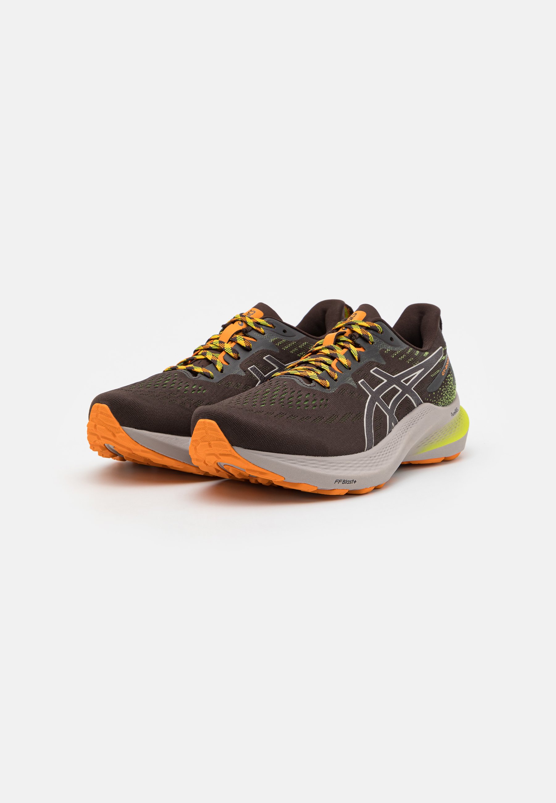ASICS GT-2000 12 TR - Stabilty running shoes - nature bathing/neon lime/beige