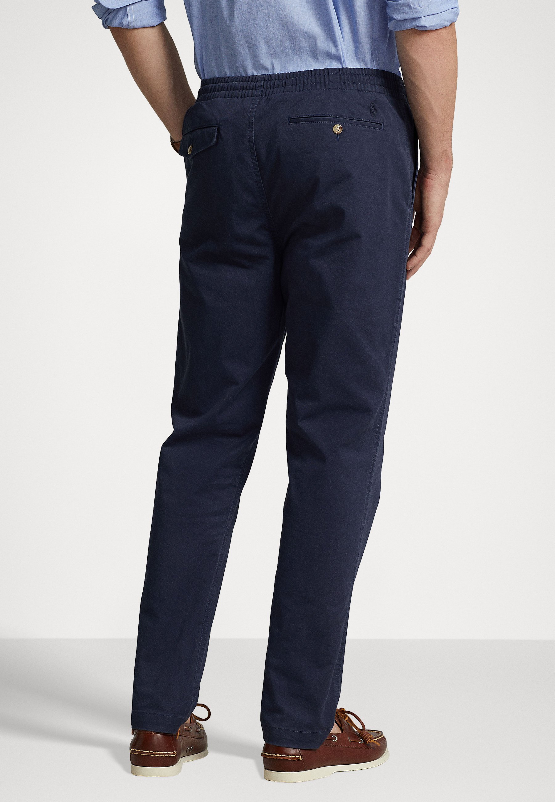 Polo Ralph Lauren PREPSTER FLAT PANT - Trousers - indigo/dark blue
