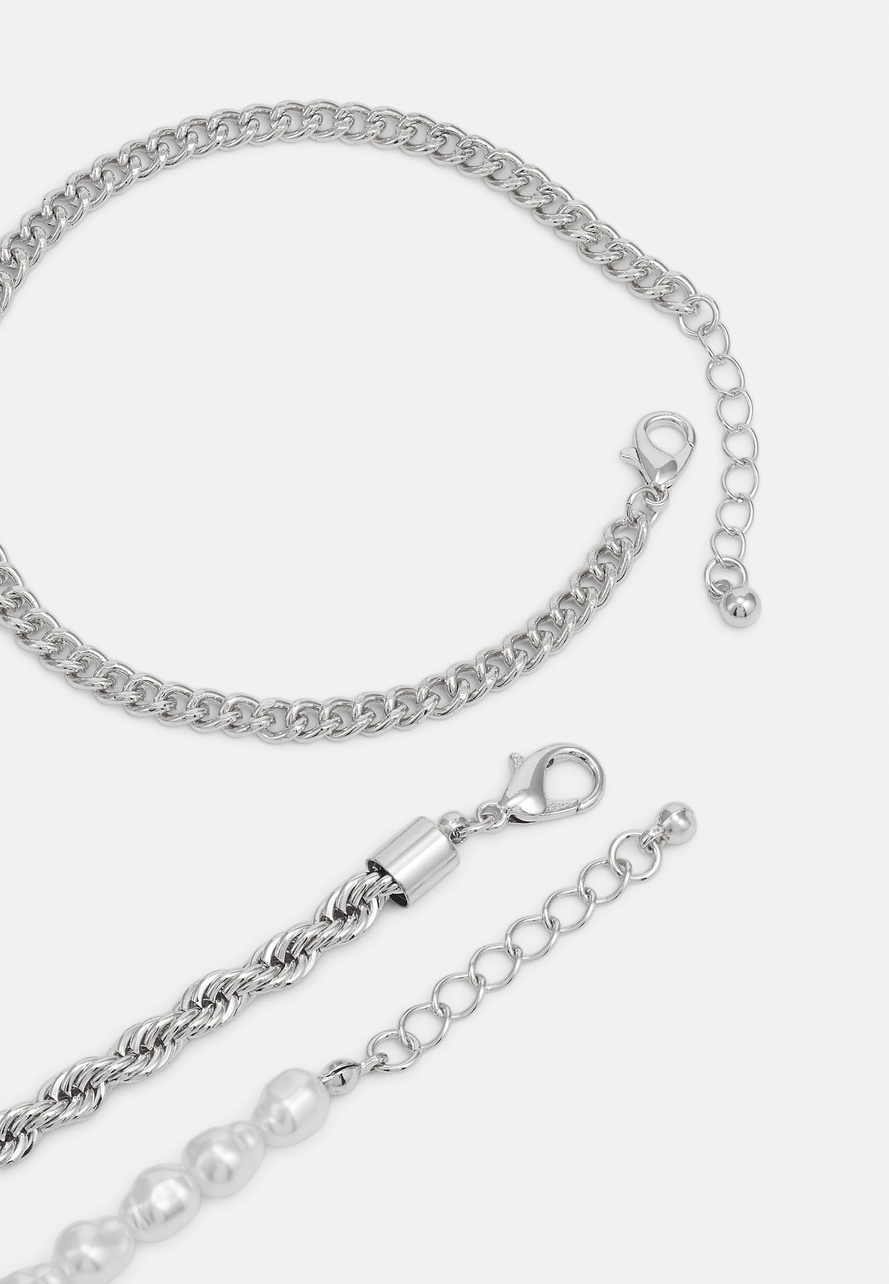 Jack &Jones JACELI GIFTBOX SET UNISEX - Necklace - silver-coloured