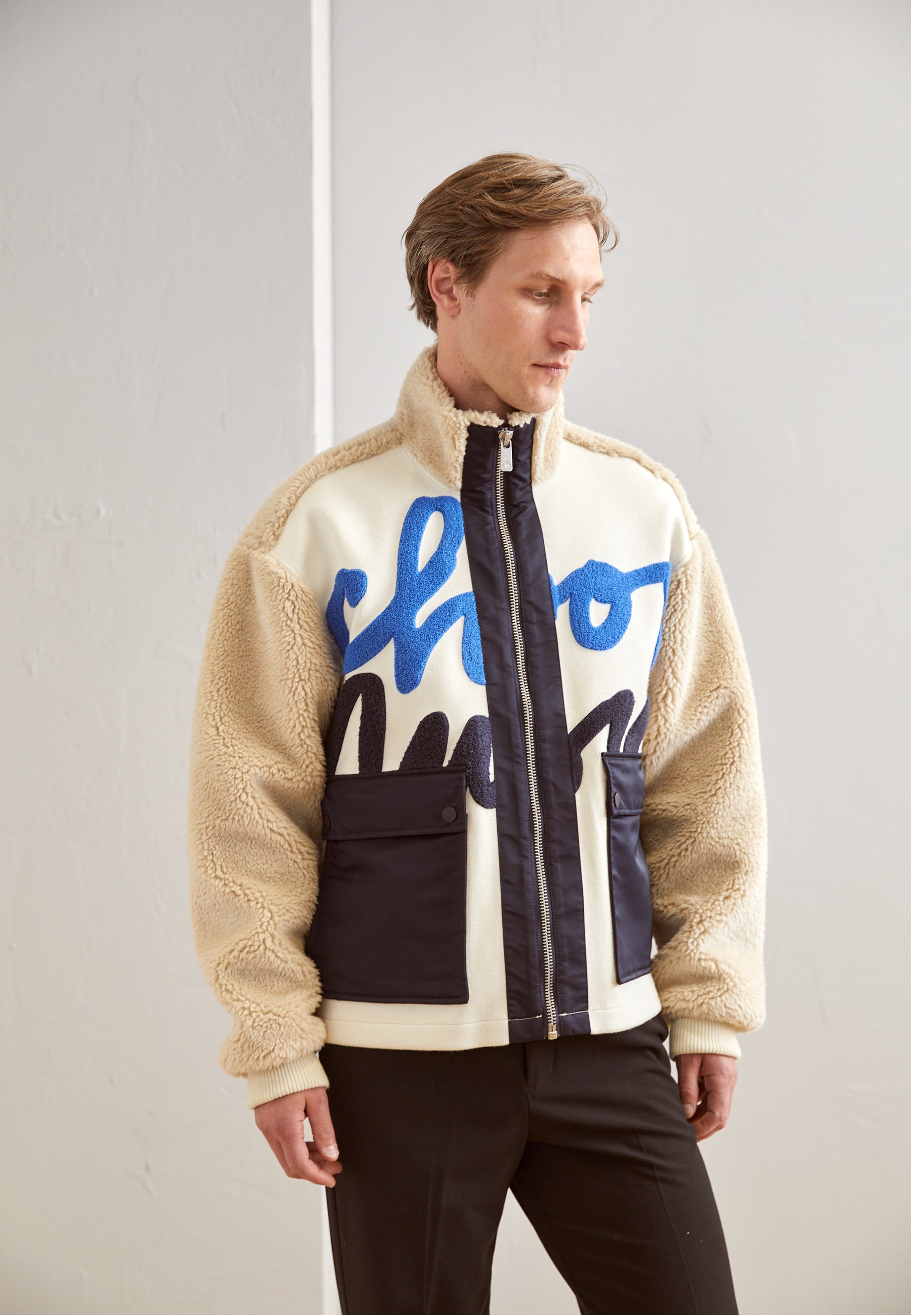 Scotch & Soda JACKET - Winter jacket - stone/off-white