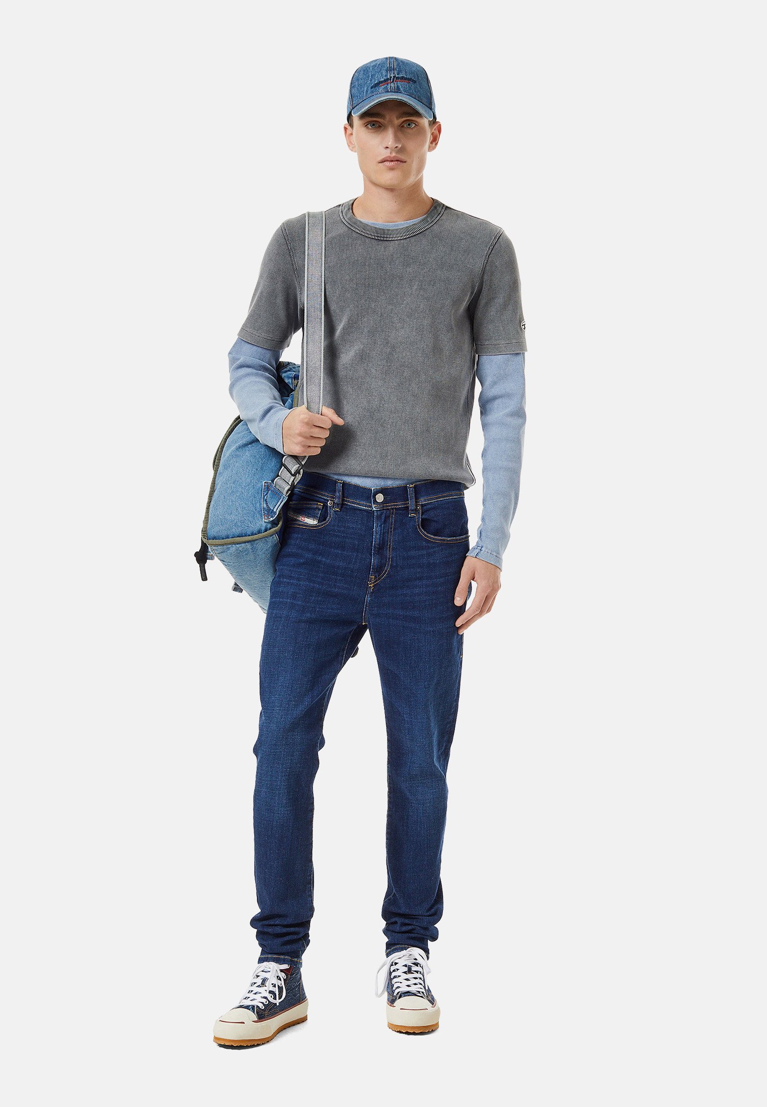 Diesel LIBRARY AMNY - Jeans Skinny Fit - dark blue