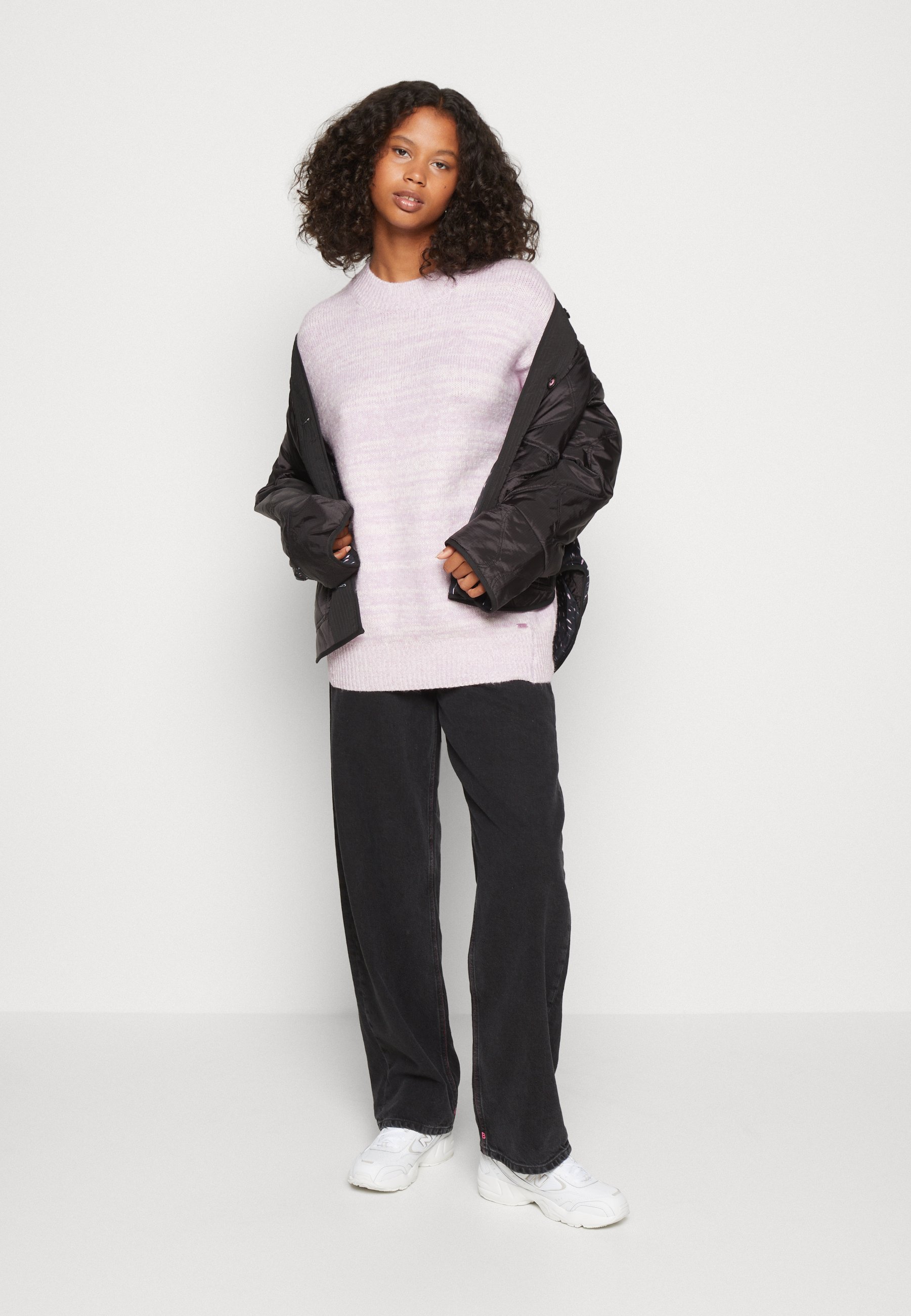 Scotch & Soda RELAXED CREWNECK - Jumper - lavender melange/purple