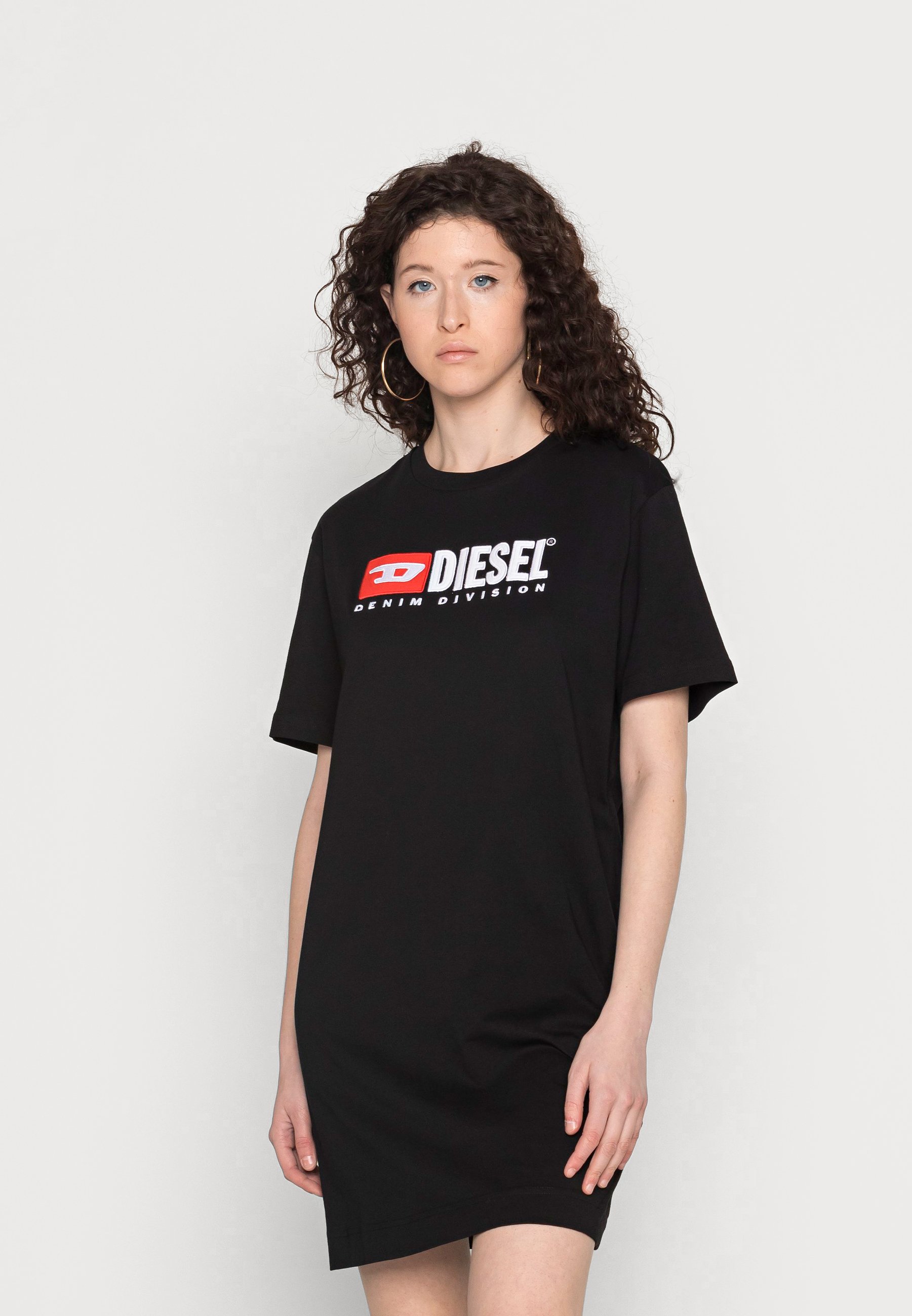 Diesel D EGOR DIV - Jersey dress - black