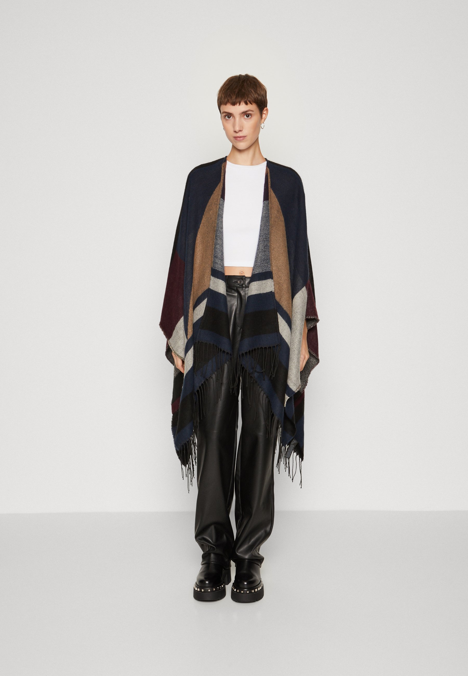 Vero Moda VMKENNA PONCHO - Cape - winetasting/bordeaux