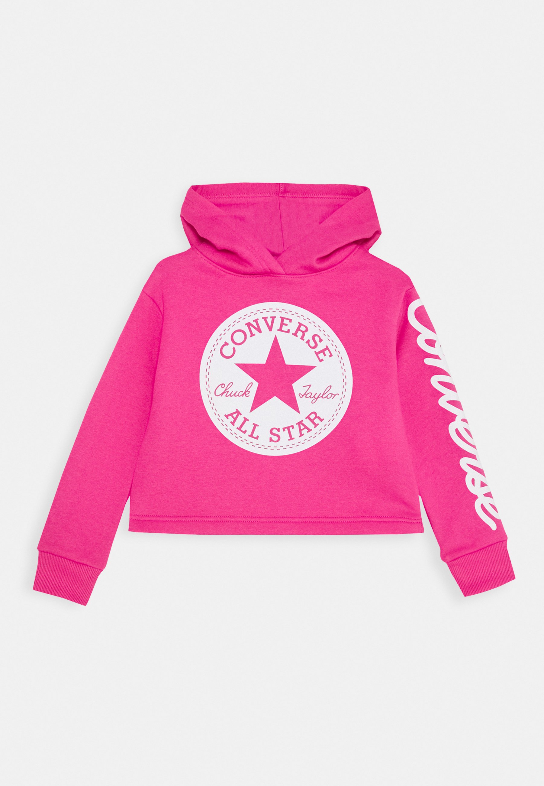 Converse CHUCK PATCH CROPPED HOODIE - Hoodie - pink