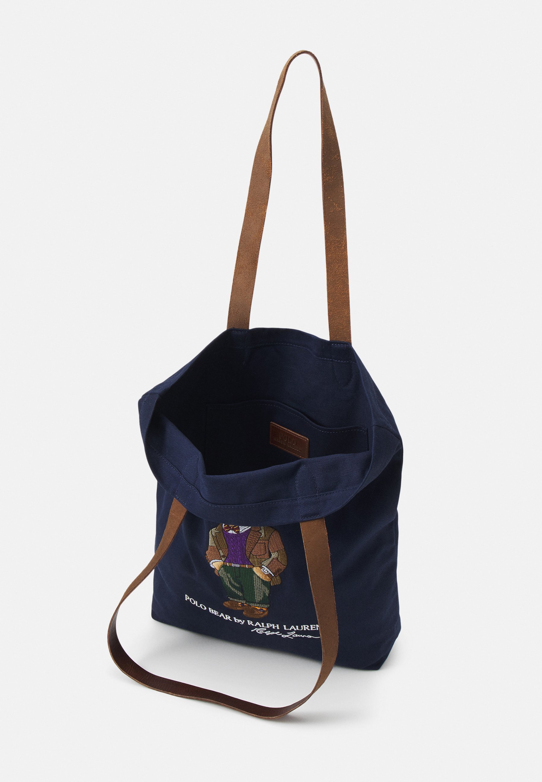 Polo Ralph Lauren TOTE UNISEX - Tote bag - newport navy bear/dark blue
