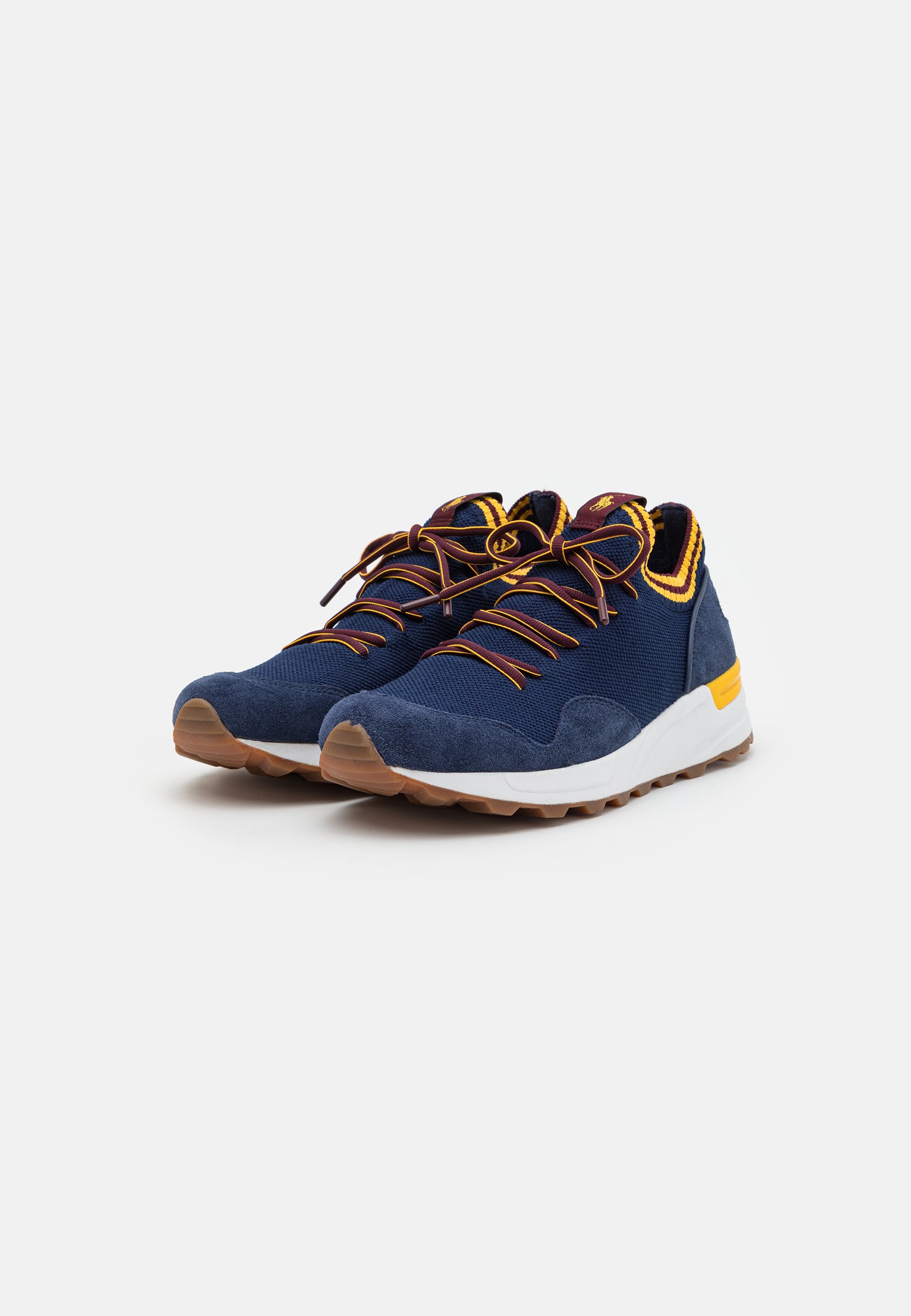Polo Ralph Lauren TRKSTR 200 LACE UNISEX - Trainers - navy/gold/wine/dark blue