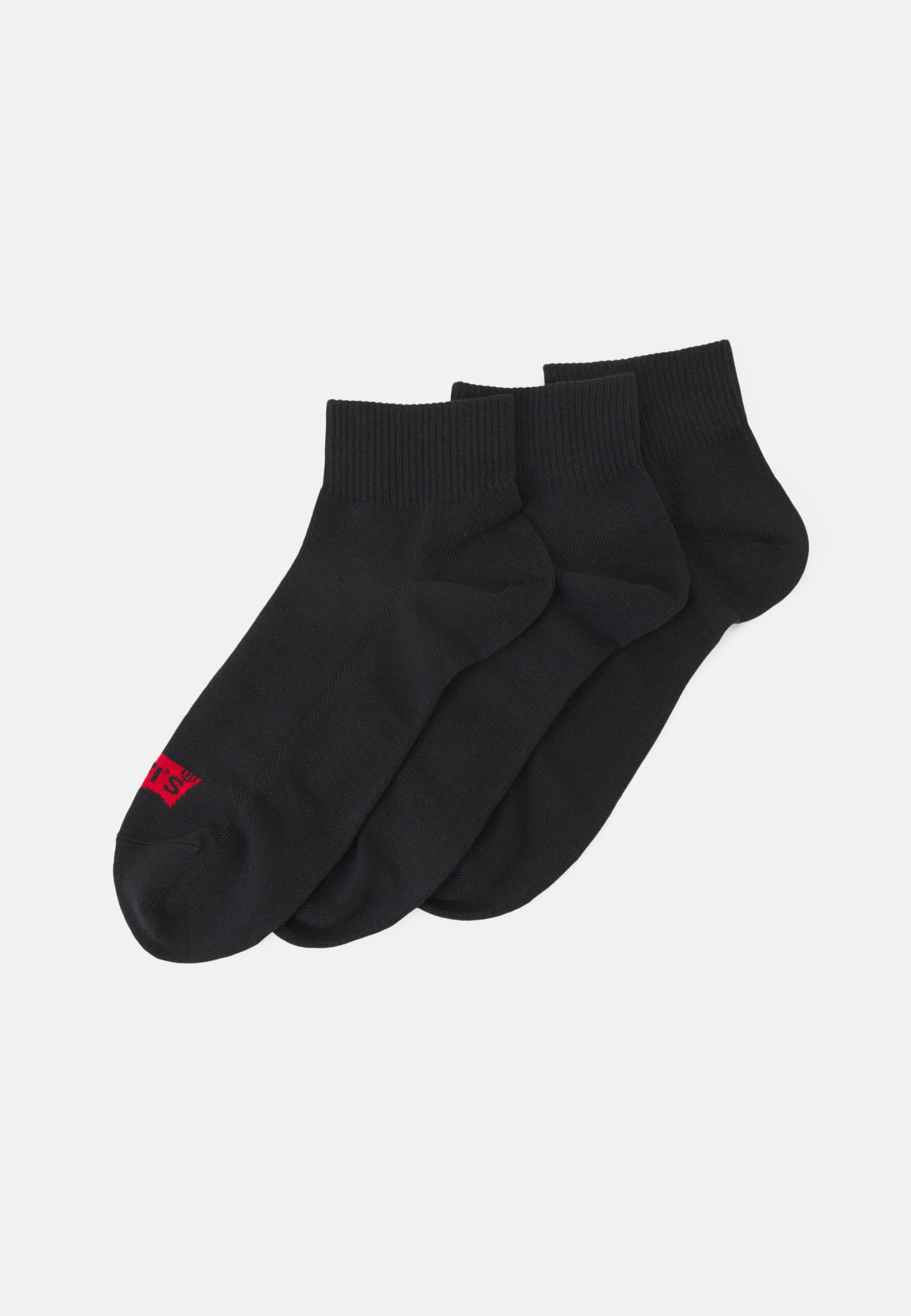 Levi's® MID CUT BATWING LOGO RECYCLED 3 PACK - Socks - black