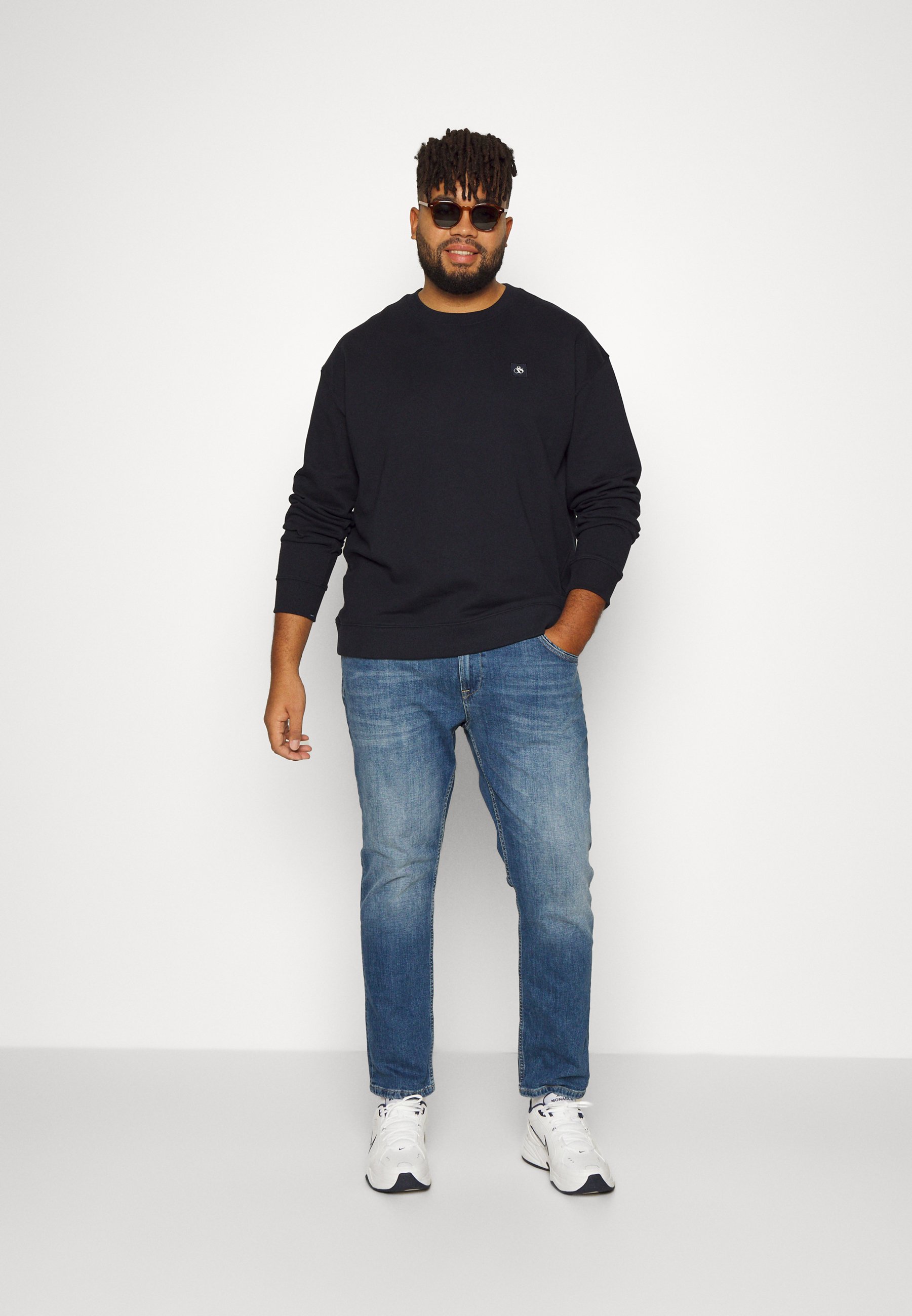 Scotch & Soda ESSENTIALS CREWNECK  - Sweatshirt - night/dark blue
