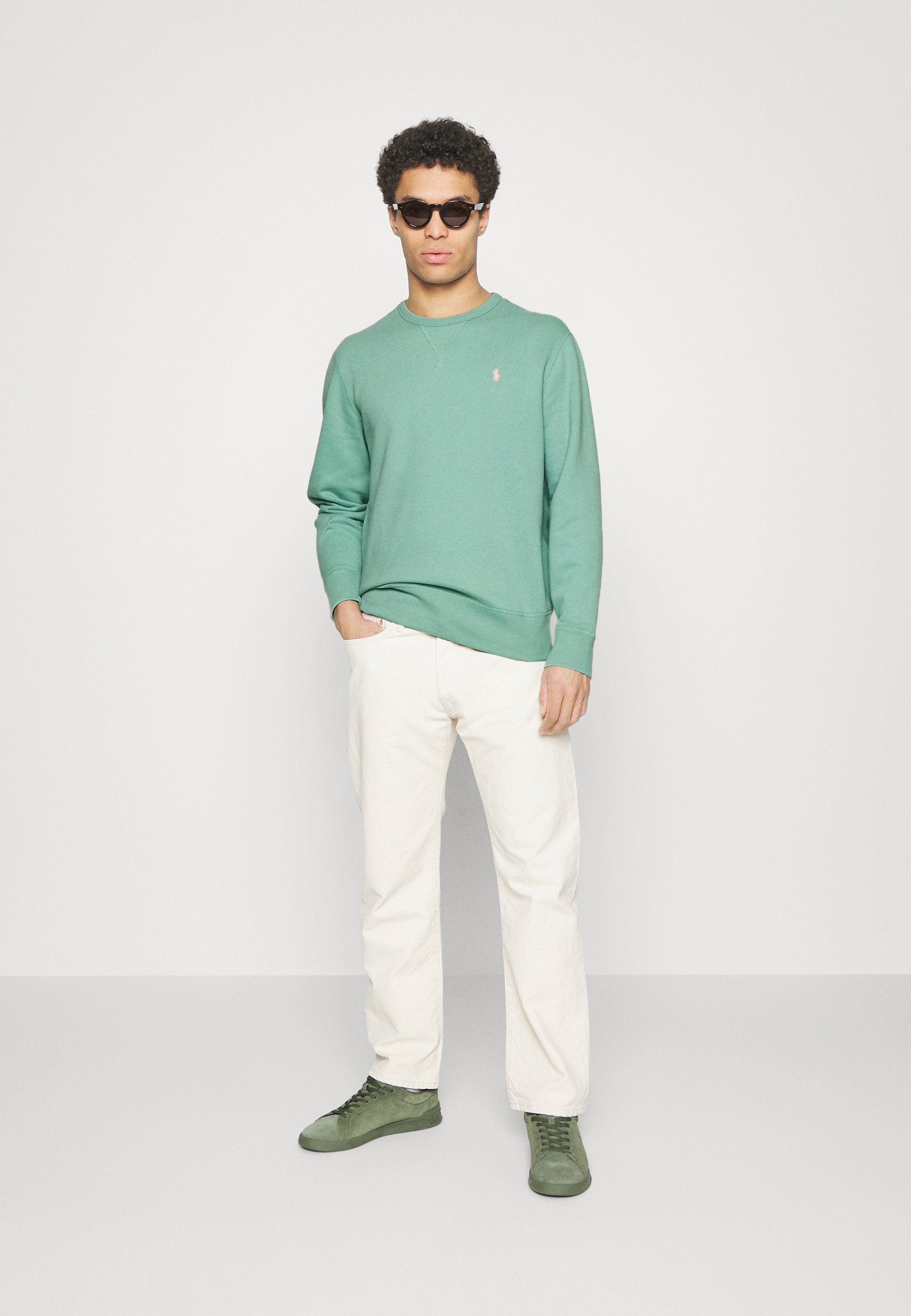 Polo Ralph Lauren LONG SLEEVE - Sweatshirt - essex green/green