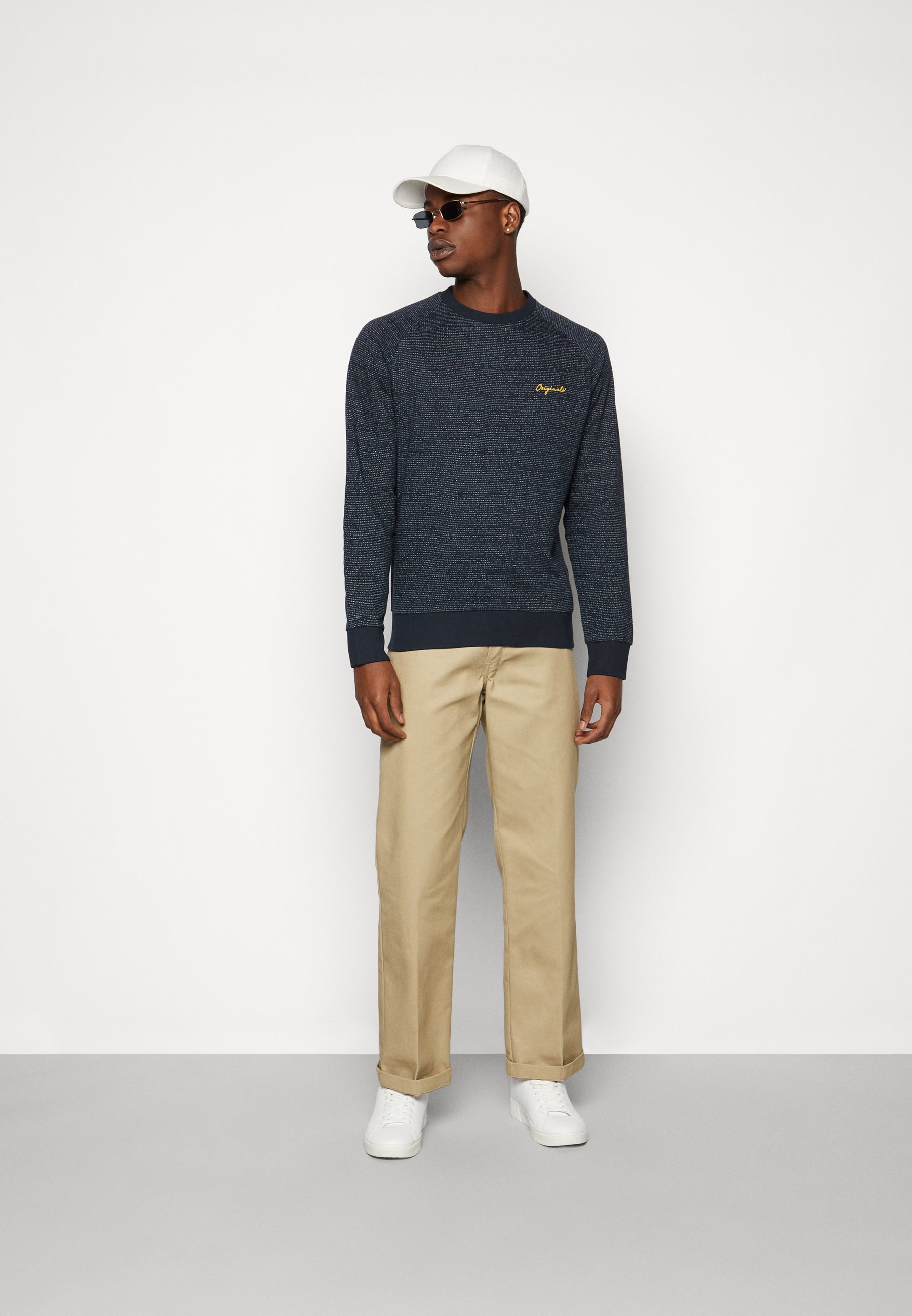 Jack &Jones JORHIDE CREW NECK - Sweatshirt - navy blazer/dark blue
