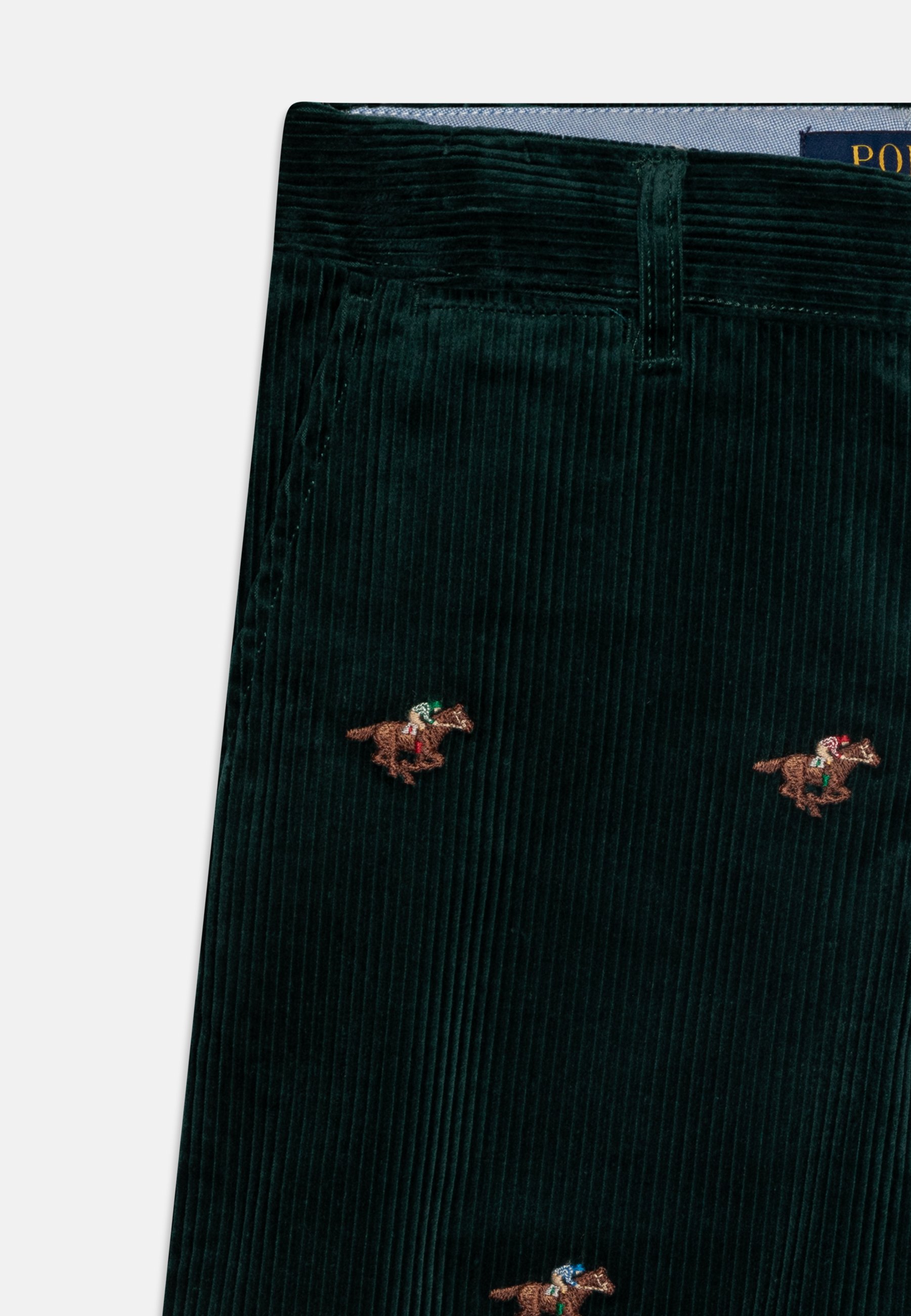 Polo Ralph Lauren BEDFORD PANTS FLAT FRONT - Trousers - college green/green