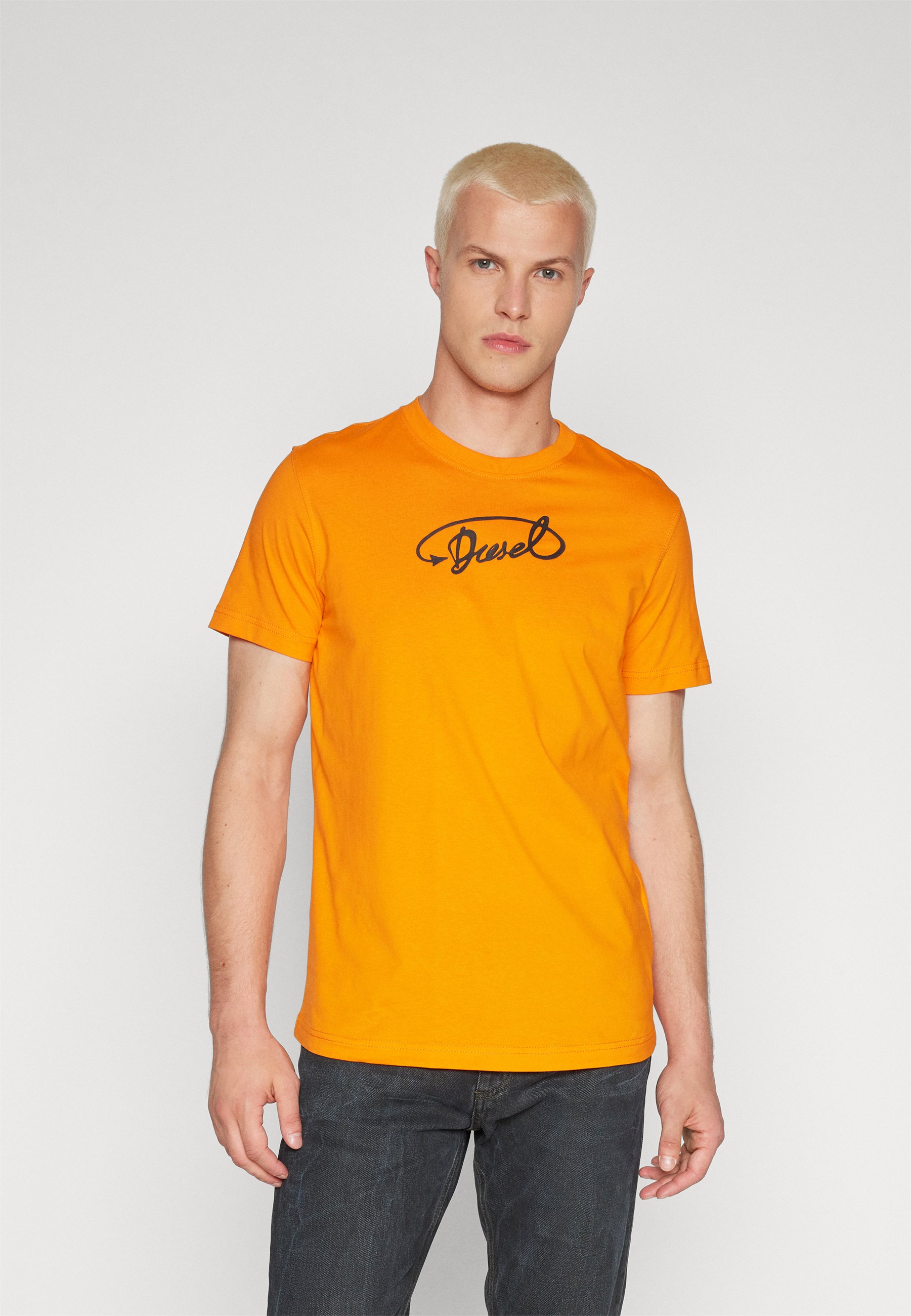 Diesel DIEGOR UNISEX - Print T-shirt - orange