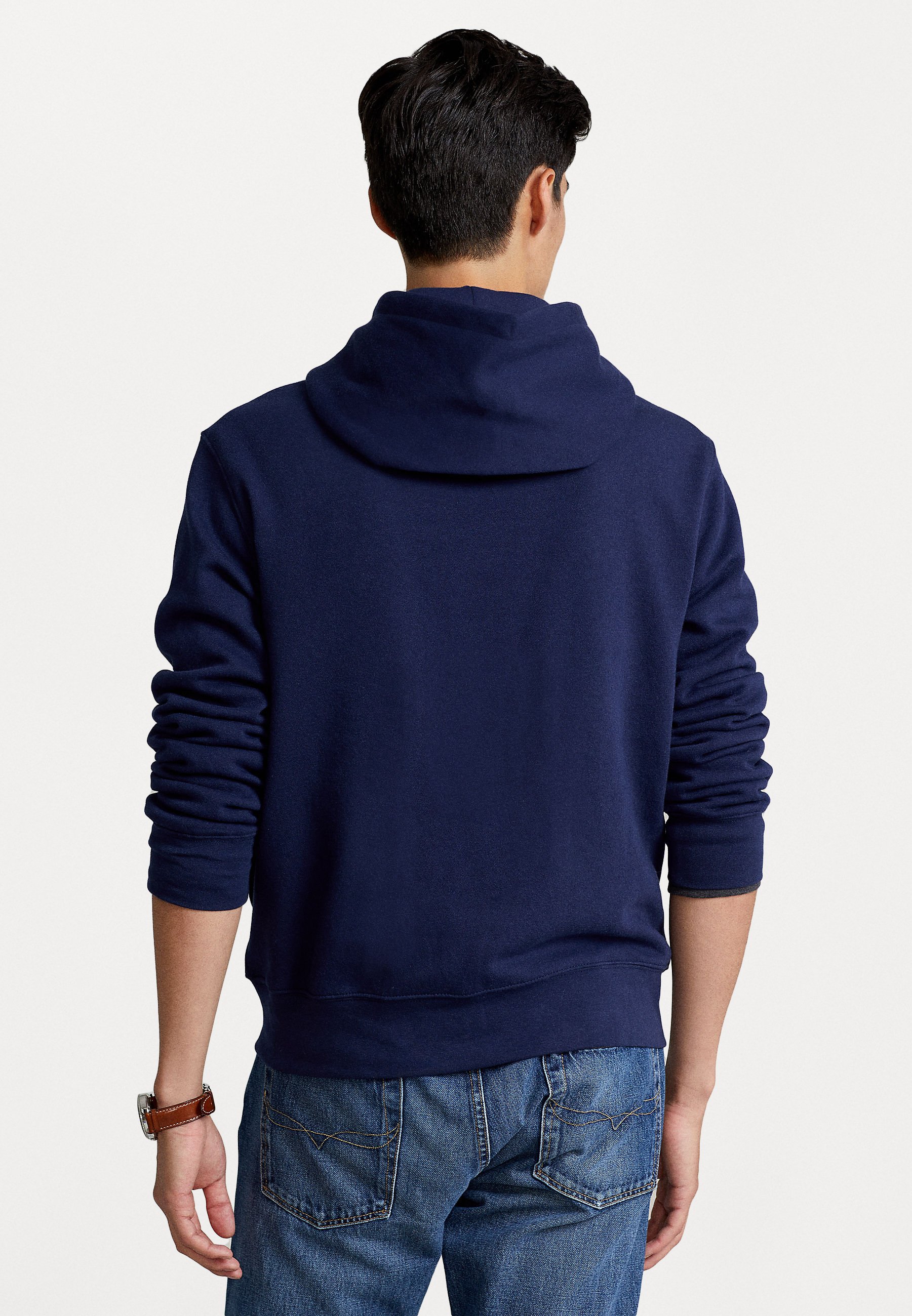 Polo Ralph Lauren HOOD LONG SLEEVE - Hoodie - cruise navy denim/dark blue