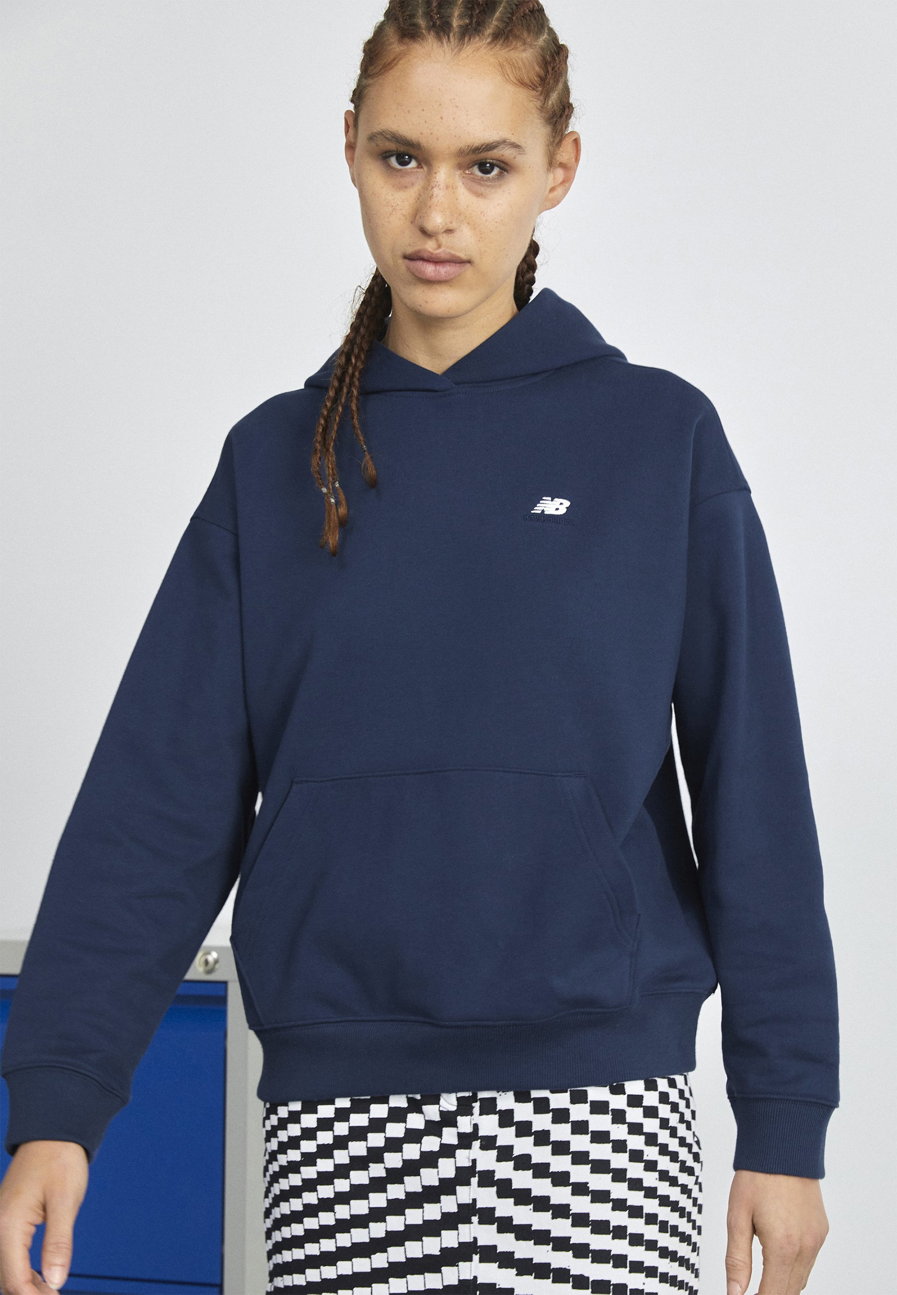 NB ATHLETICS FRENCH - Hoodie - navy/blue