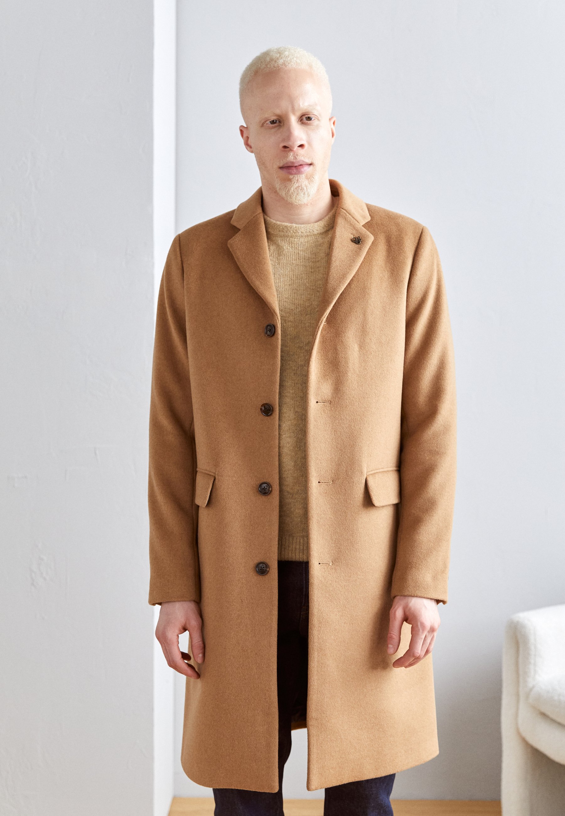 Scotch & Soda CLASSIC BLEND OVERCOAT - Classic coat - camel