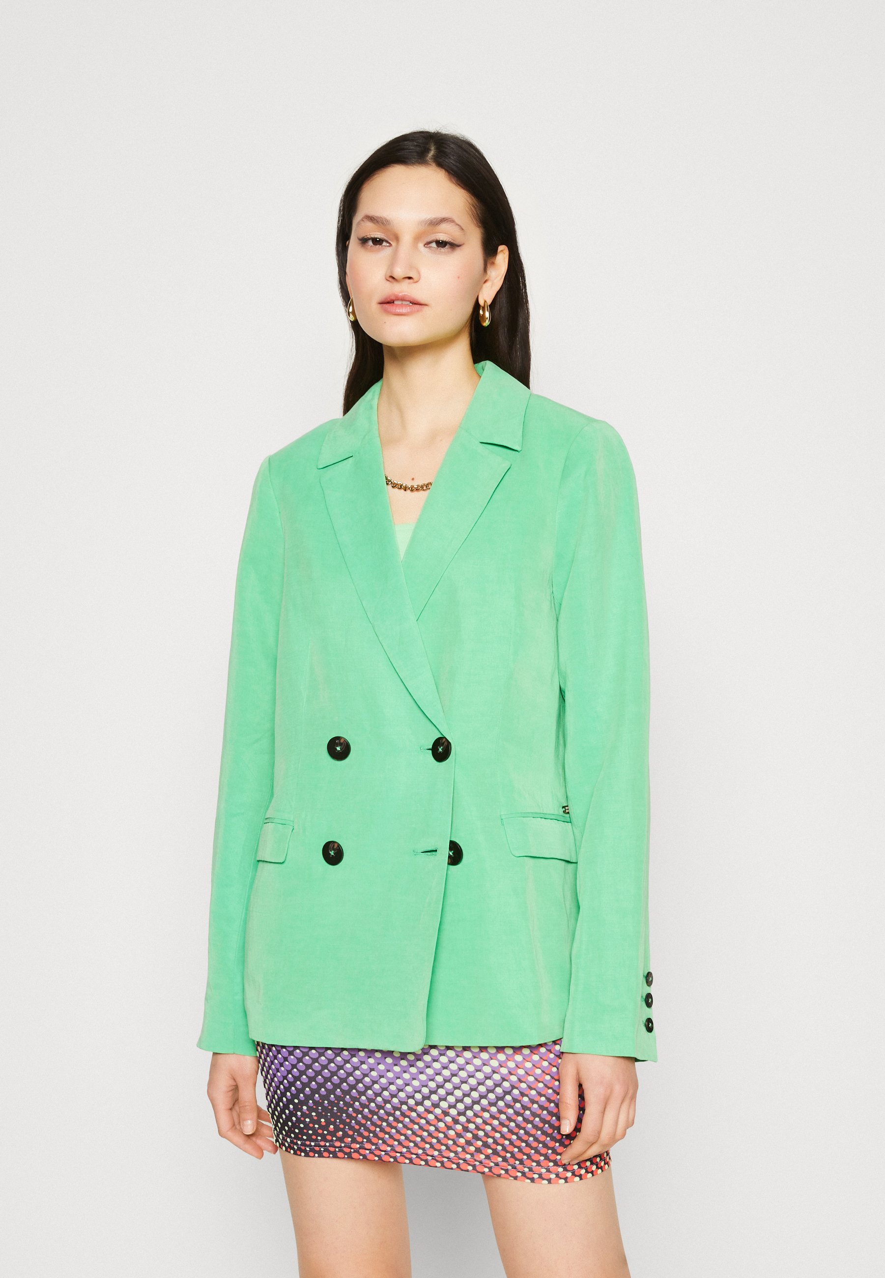 Scotch & Soda SUMMER DOUBLE BREASTED EVENT - Blazer - bright parakeet/light green