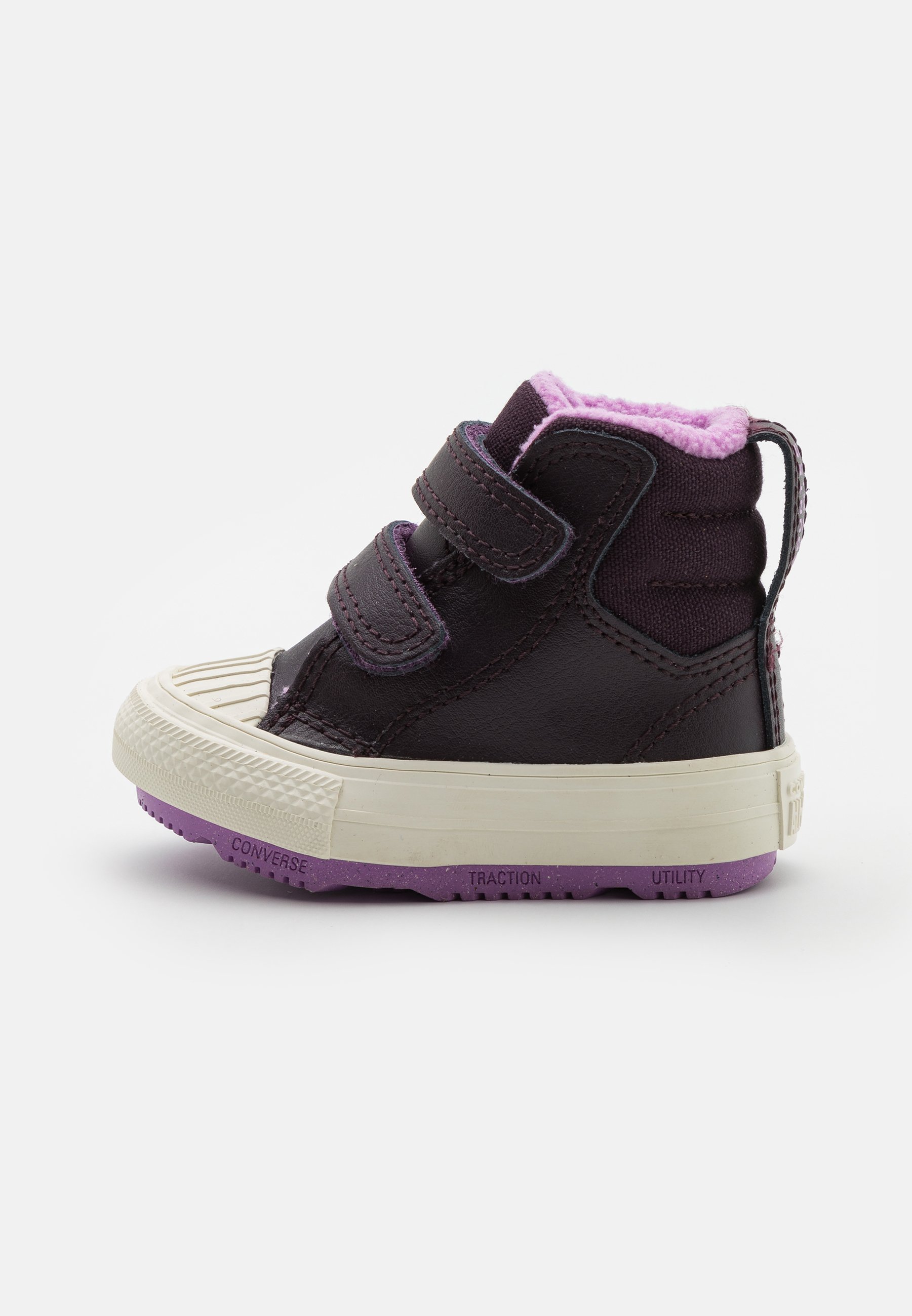 Converse CHUCK TAYLOR ALL STAR BERKSHIRE BOOT  - High-top trainers - black cherry/violet shock/purple