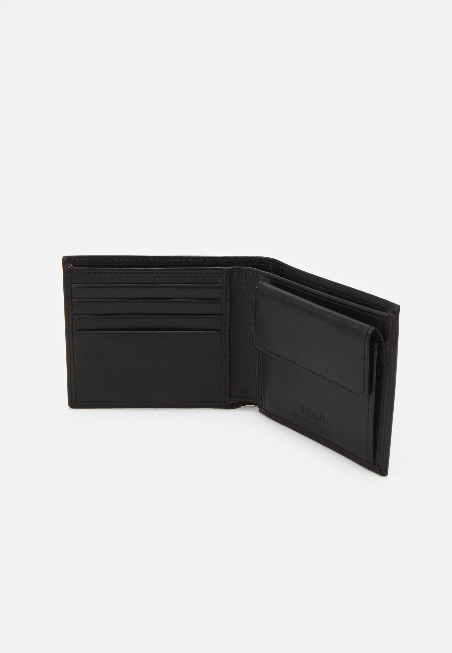 Polo Ralph Lauren COIN WALLET MEDIUM - Wallet - black/white/black